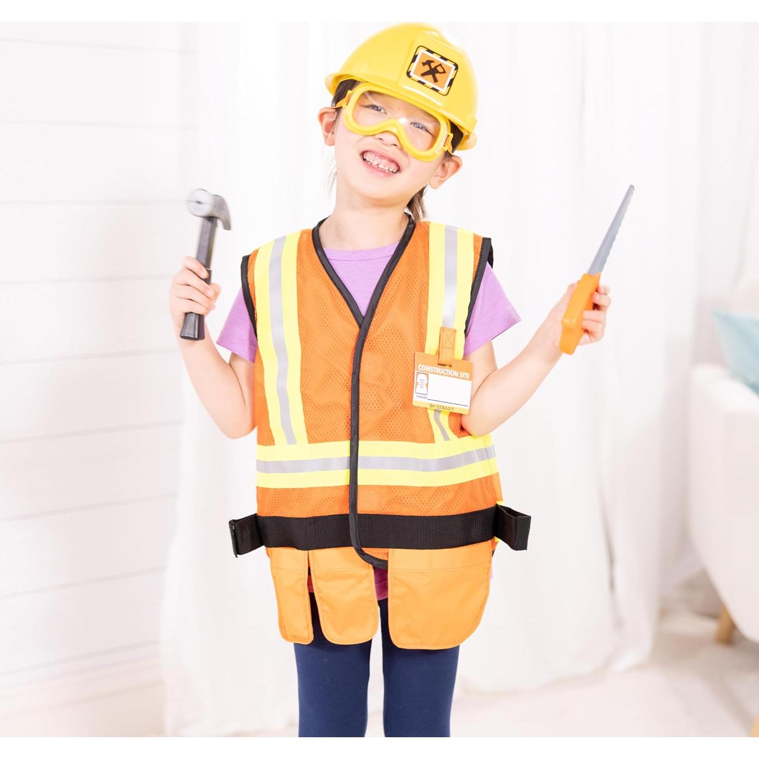 Disfraz de Trabajador de Construcción Melissa & Doug 6 Piezas