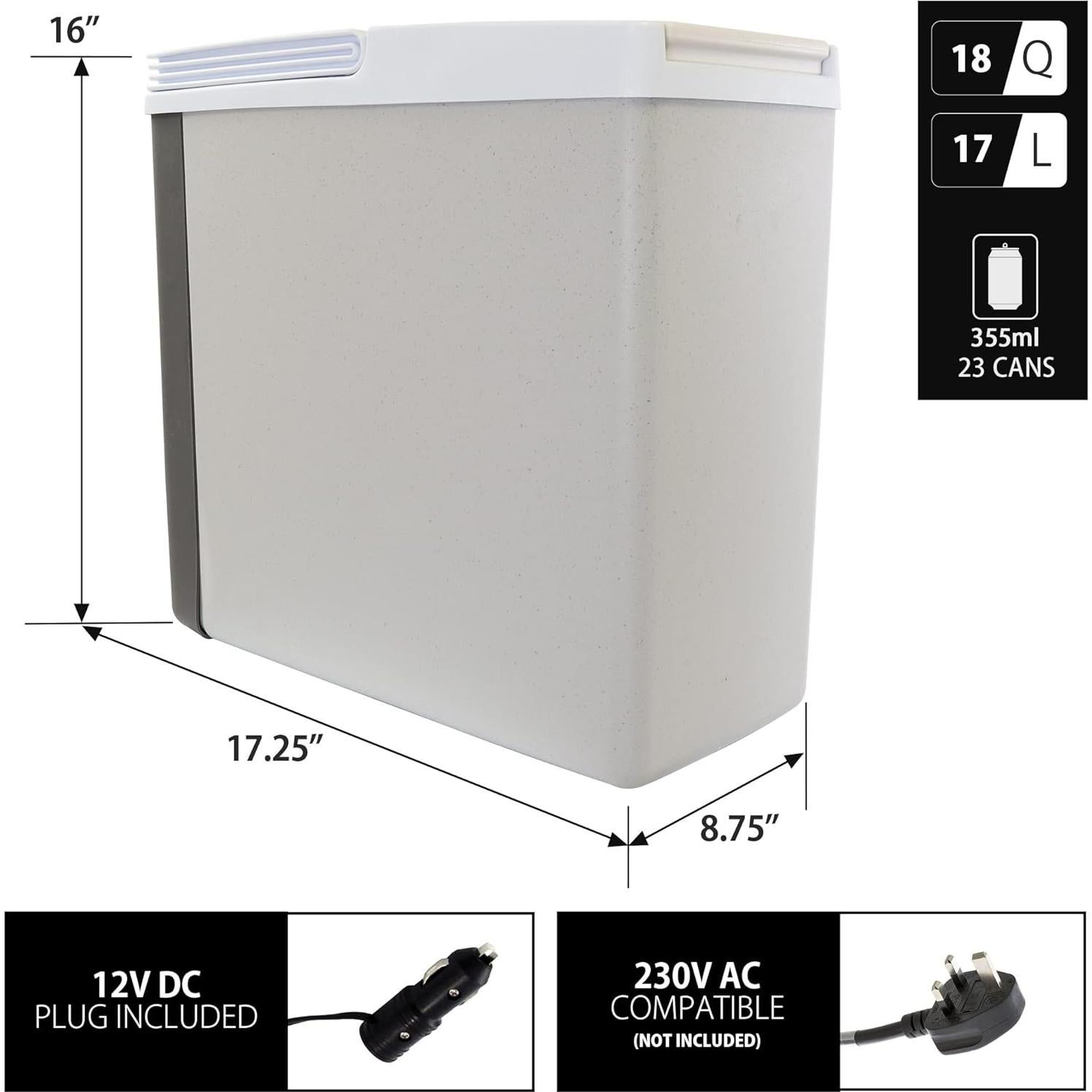 Enfriador Portátil Koolatron P20 AZ 17L 12V para Auto