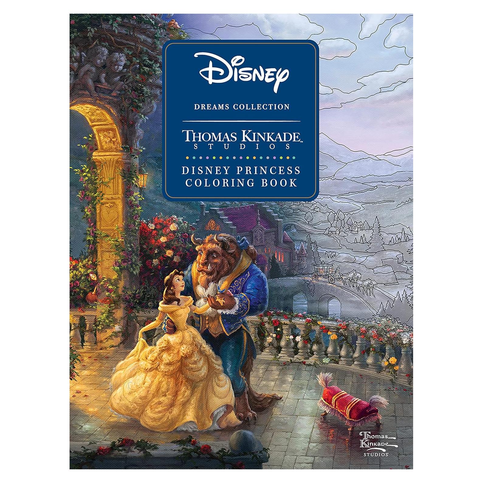 Disney Dreams Collection Thomas Kinkade Studios Disney Princess Coloring Book