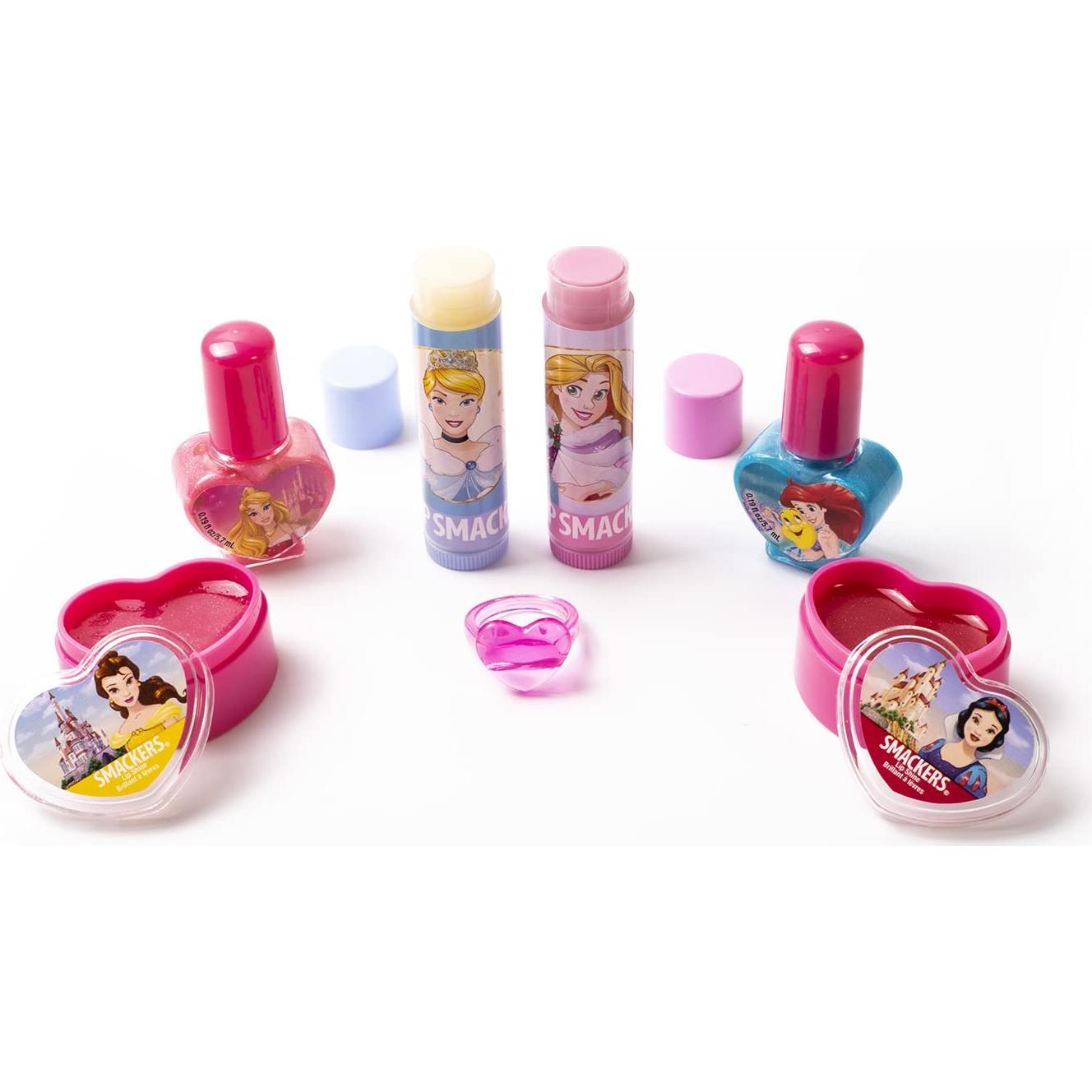 Bolsa Tote Lip Smacker Princesas Disney con Balsamos y Esmaltes