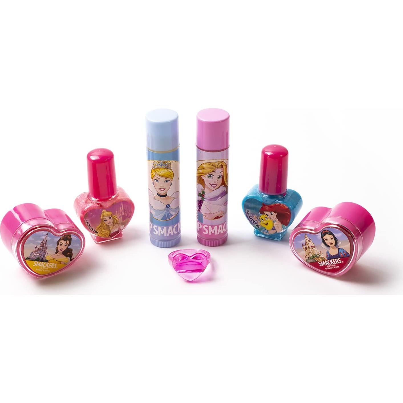 Bolsa Tote Lip Smacker Princesas Disney con Balsamos y Esmaltes