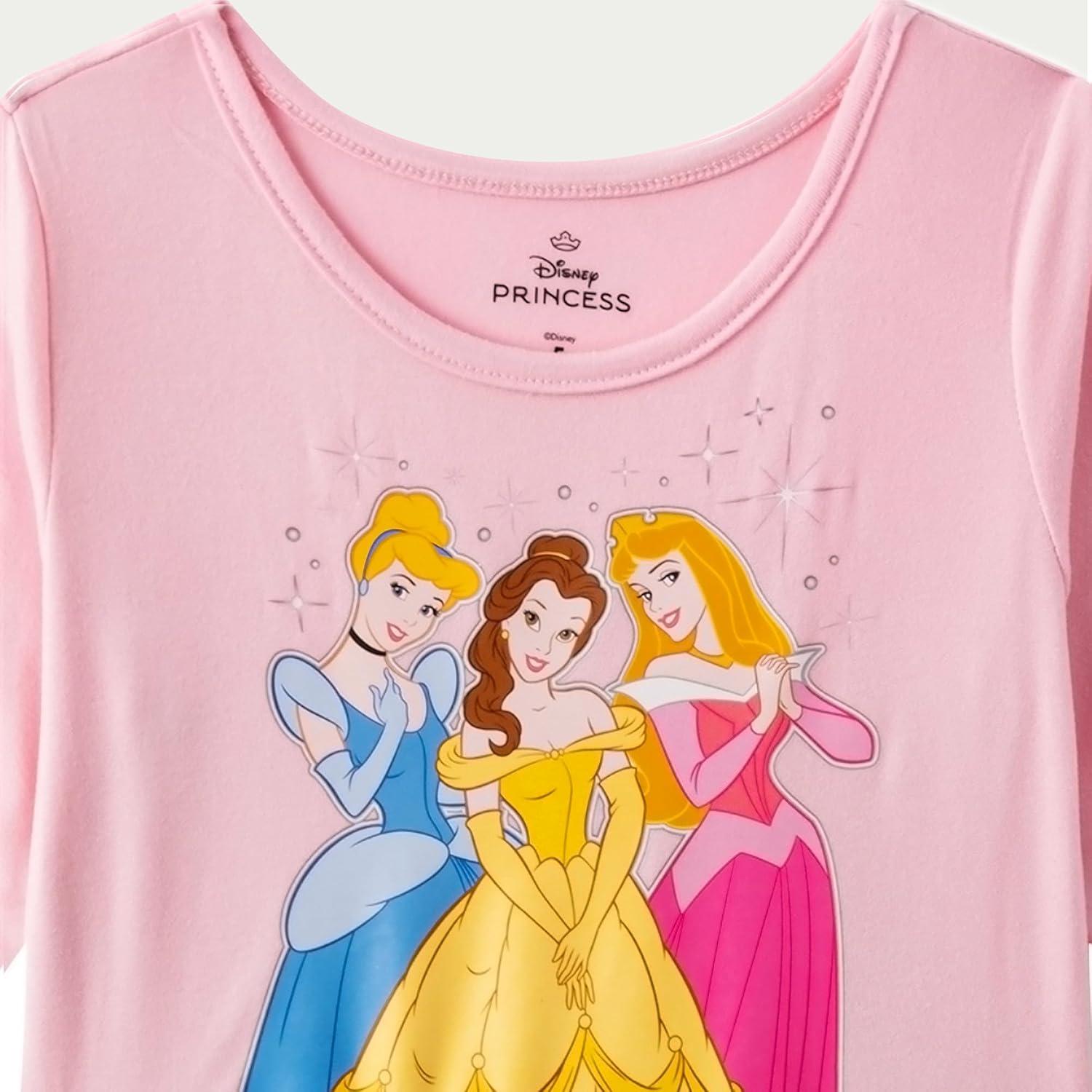 Vestido Disney Princesas para Niñas - Rosa Claro - Talla 4