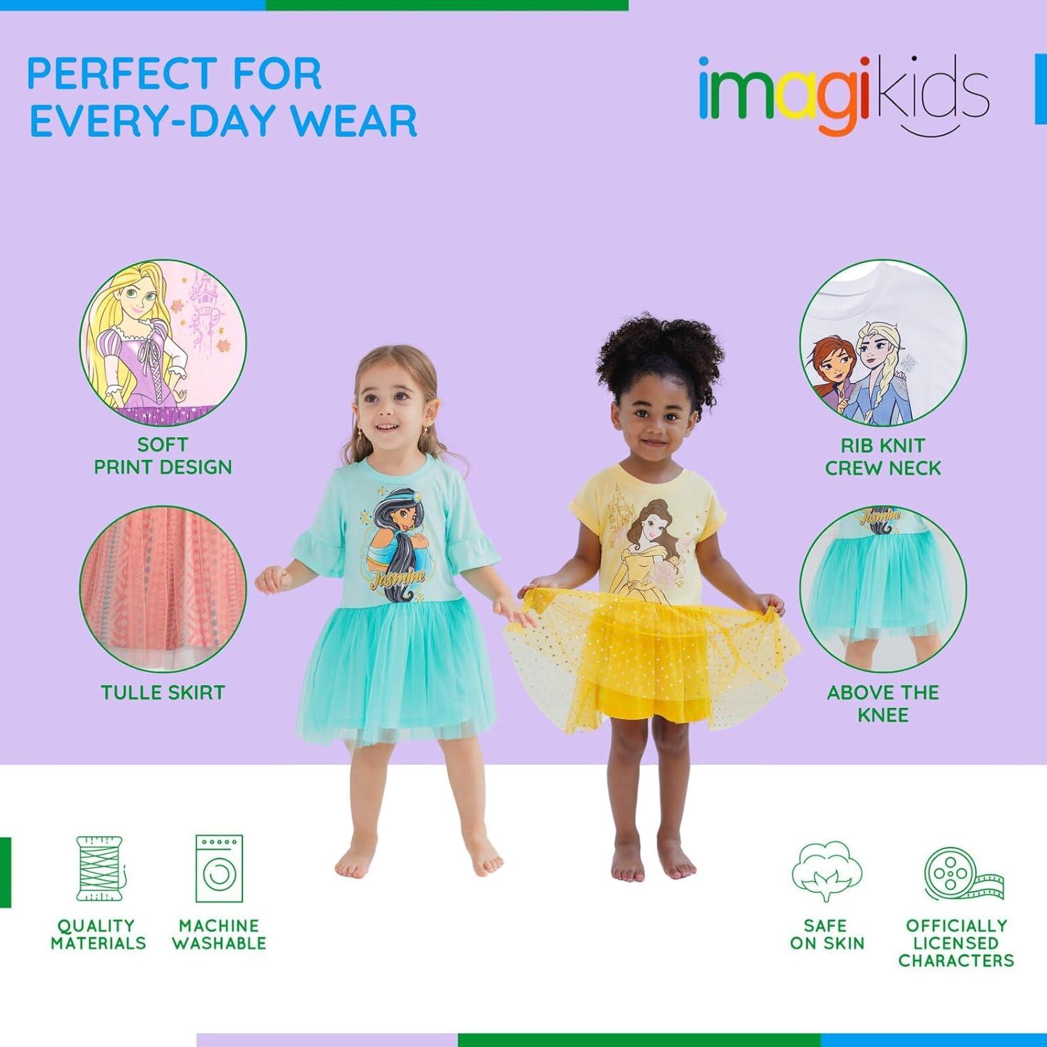 Vestido de Tul para Niñas Disney Moana Talla 5T Turquesa