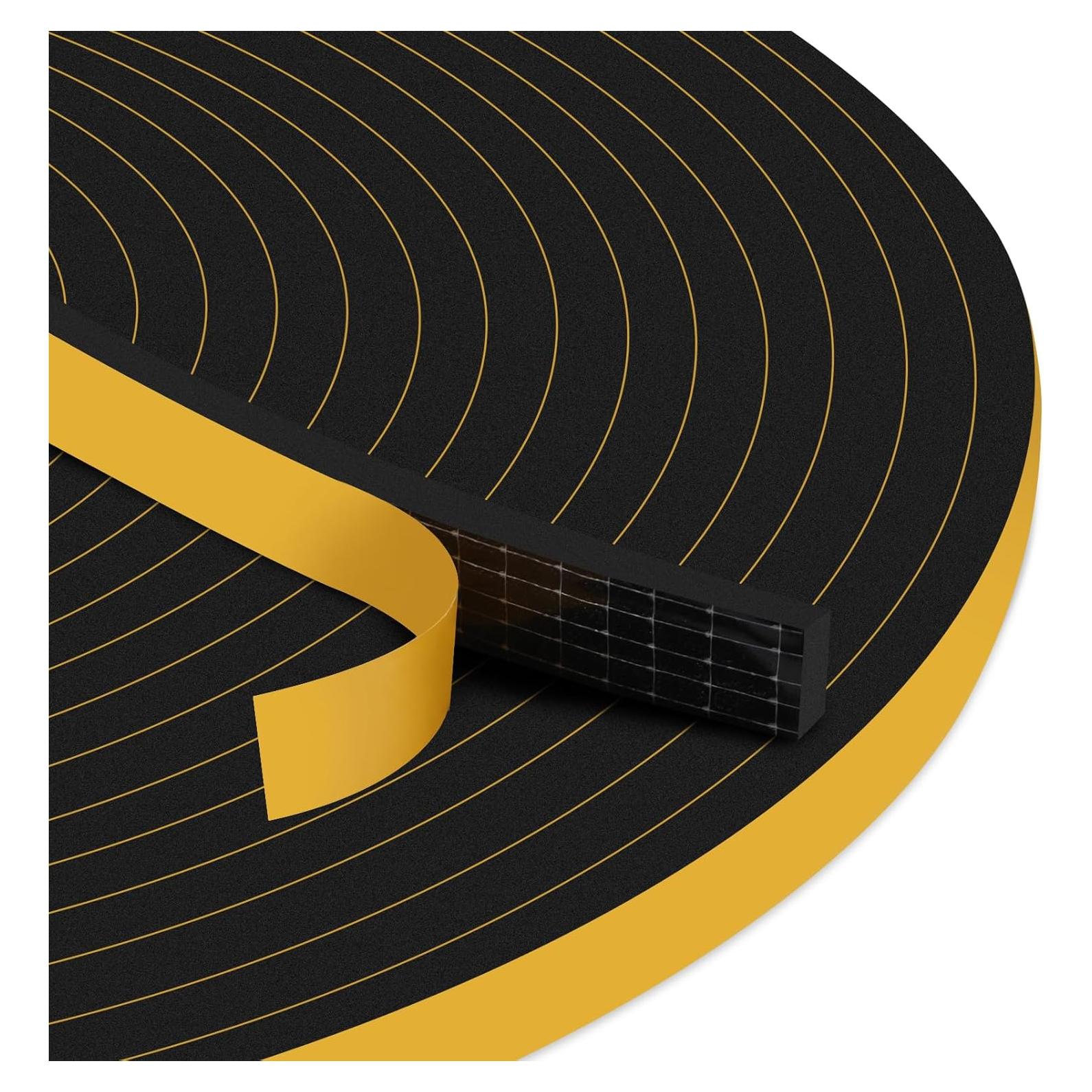 Burlete para Puertas Ninsula 10m x 1.27cm Espuma Aislante