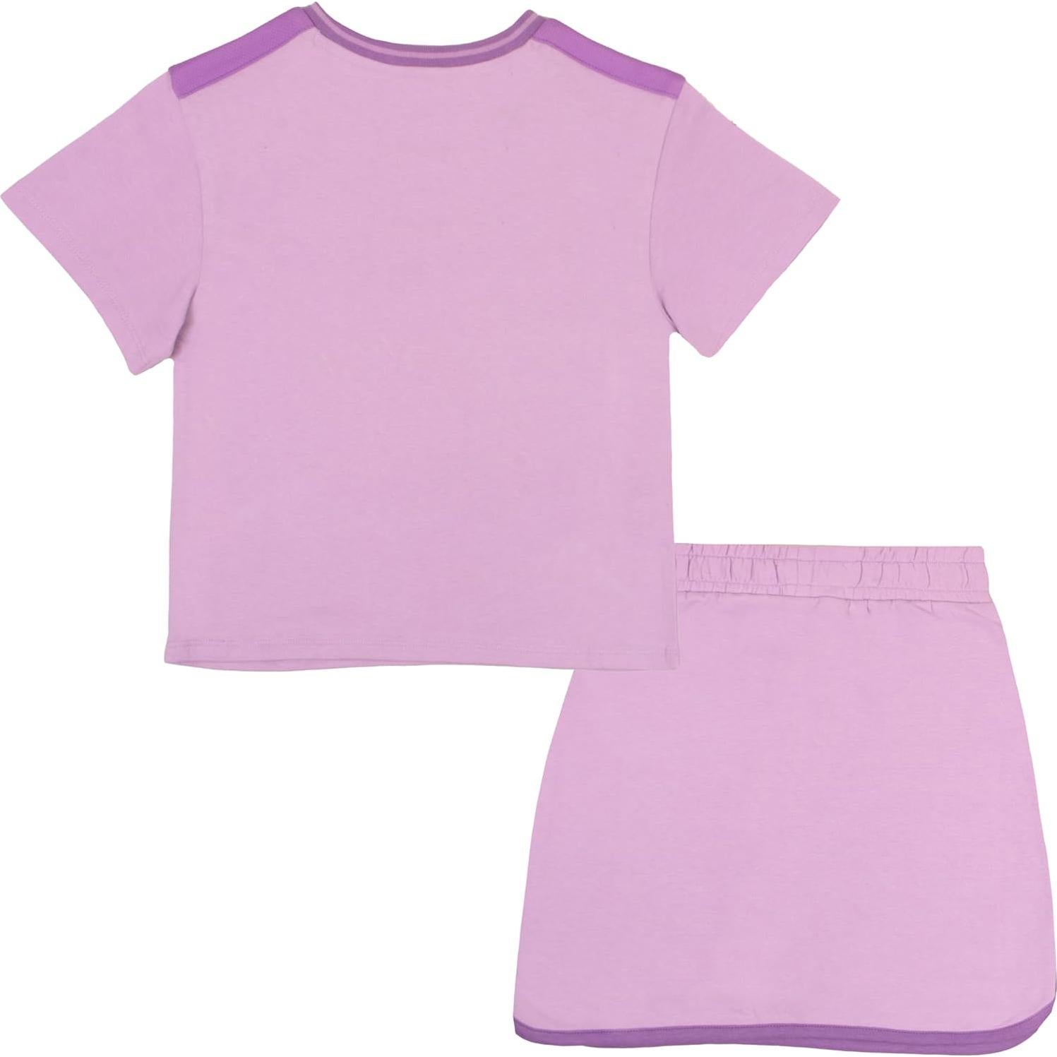 Conjunto 2 Piezas Disney Niñas - Camiseta y Falda Cortas