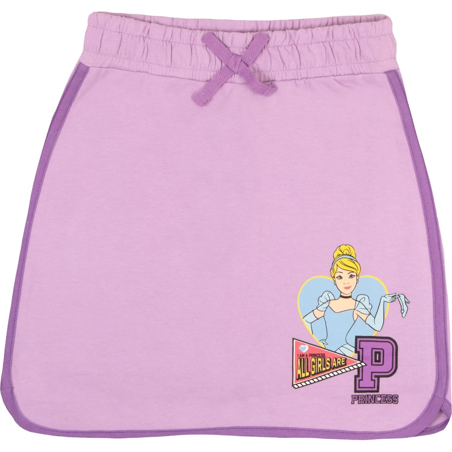 Conjunto 2 Piezas Disney Niñas - Camiseta y Falda Cortas