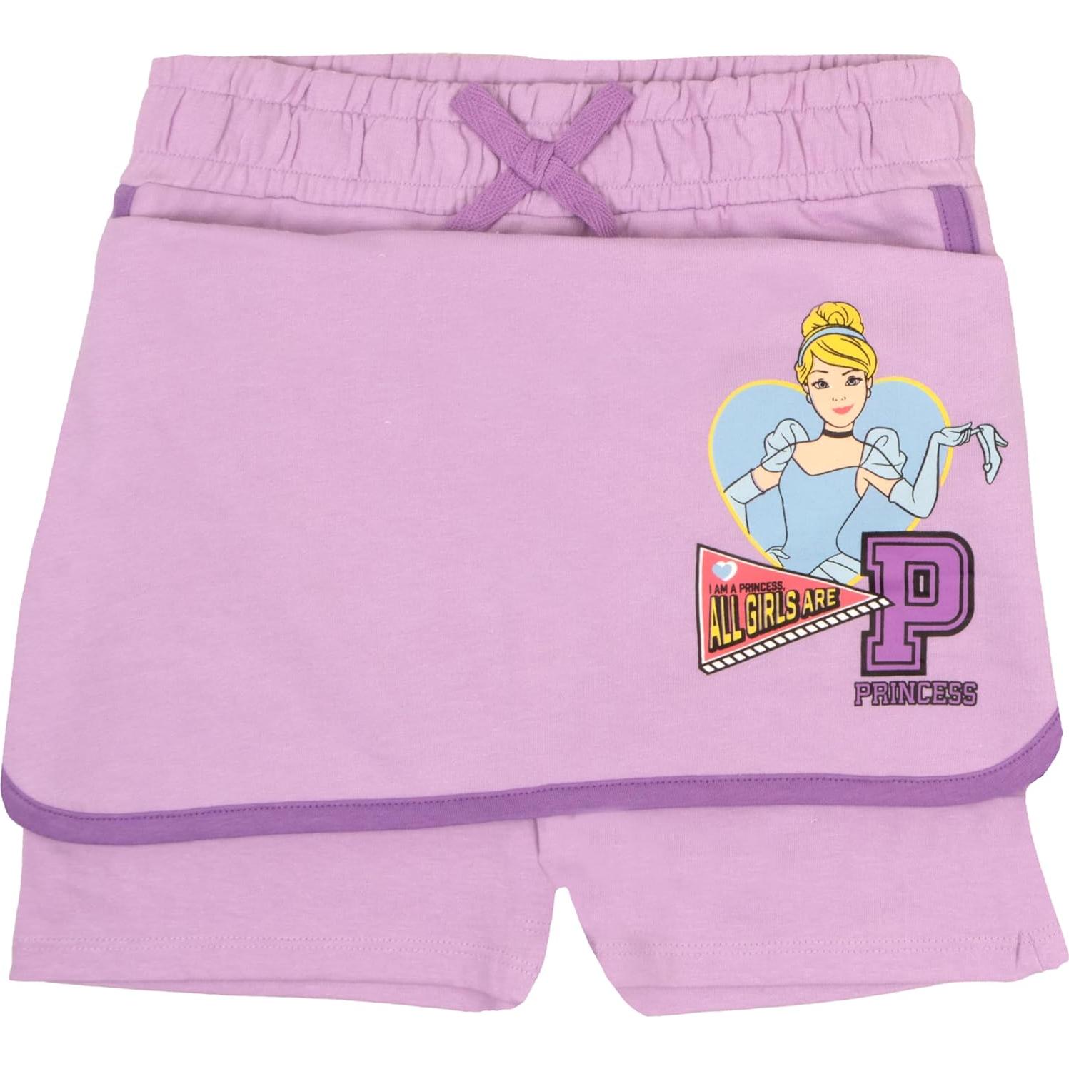 Conjunto 2 Piezas Disney Niñas - Camiseta y Falda Cortas