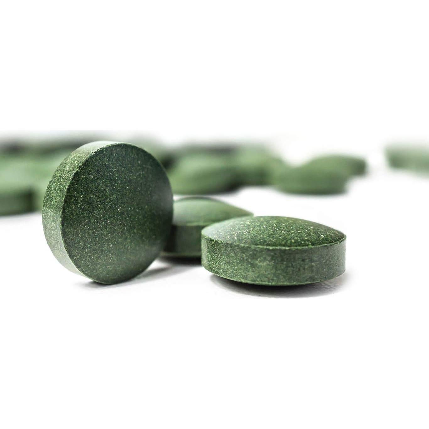 Tabletas de Spirulina y Chlorella Orgánica On Target Living 1000 Uds