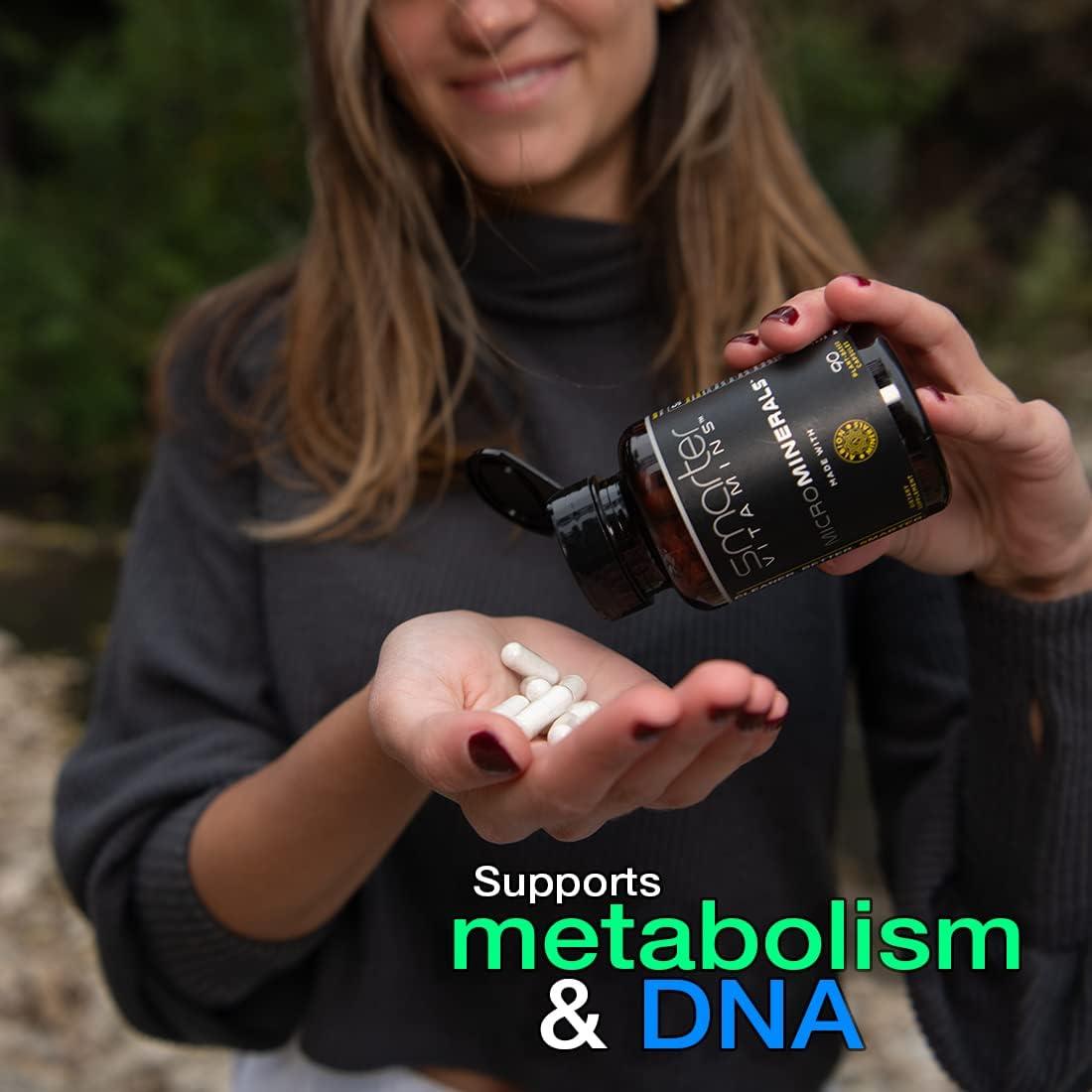 Suplemento de Zinc Bisglicinato Smarter 15mg 90 Cápsulas Veganas