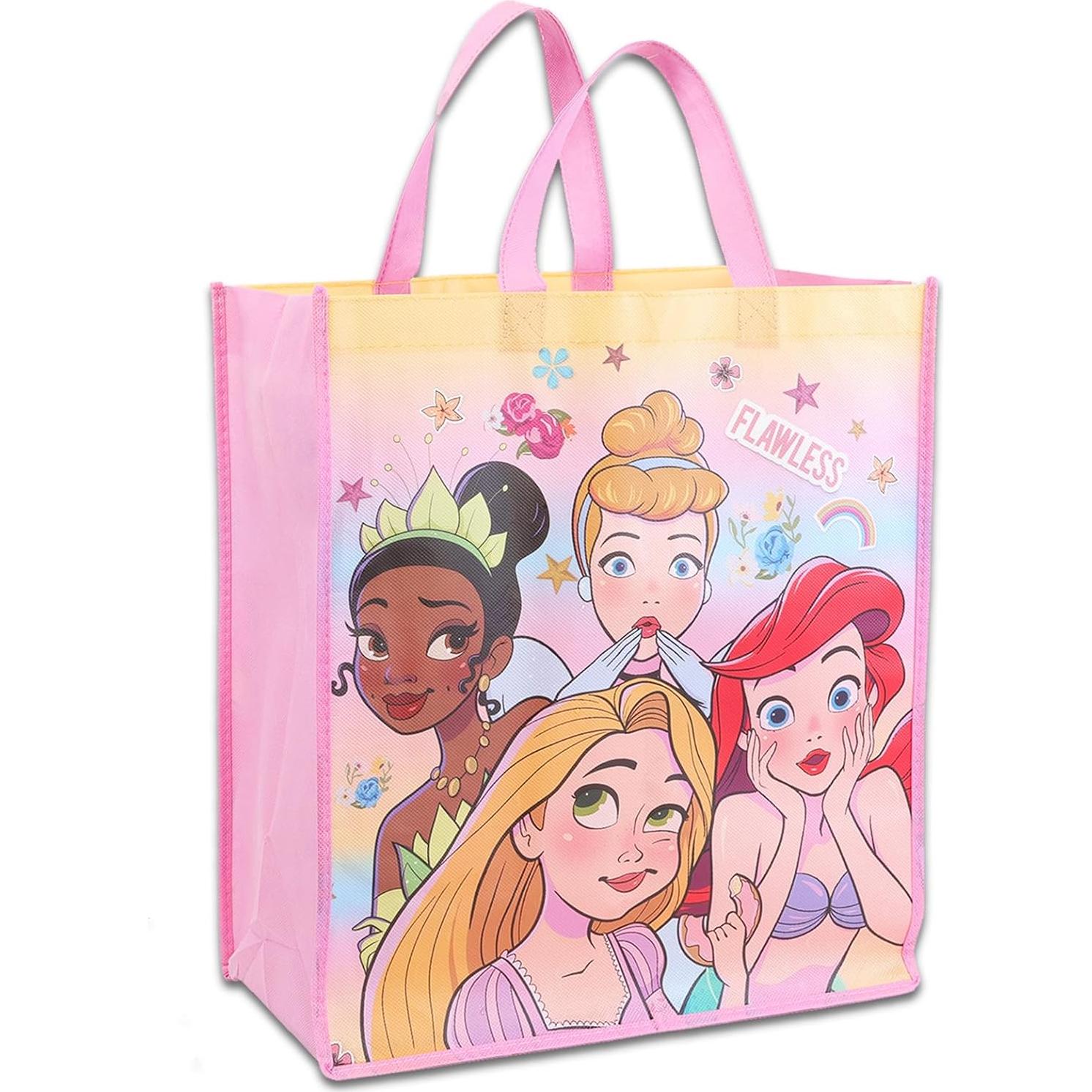 Conjunto de Bolsa de Viaje Princesa Disney con Libro y Stickers