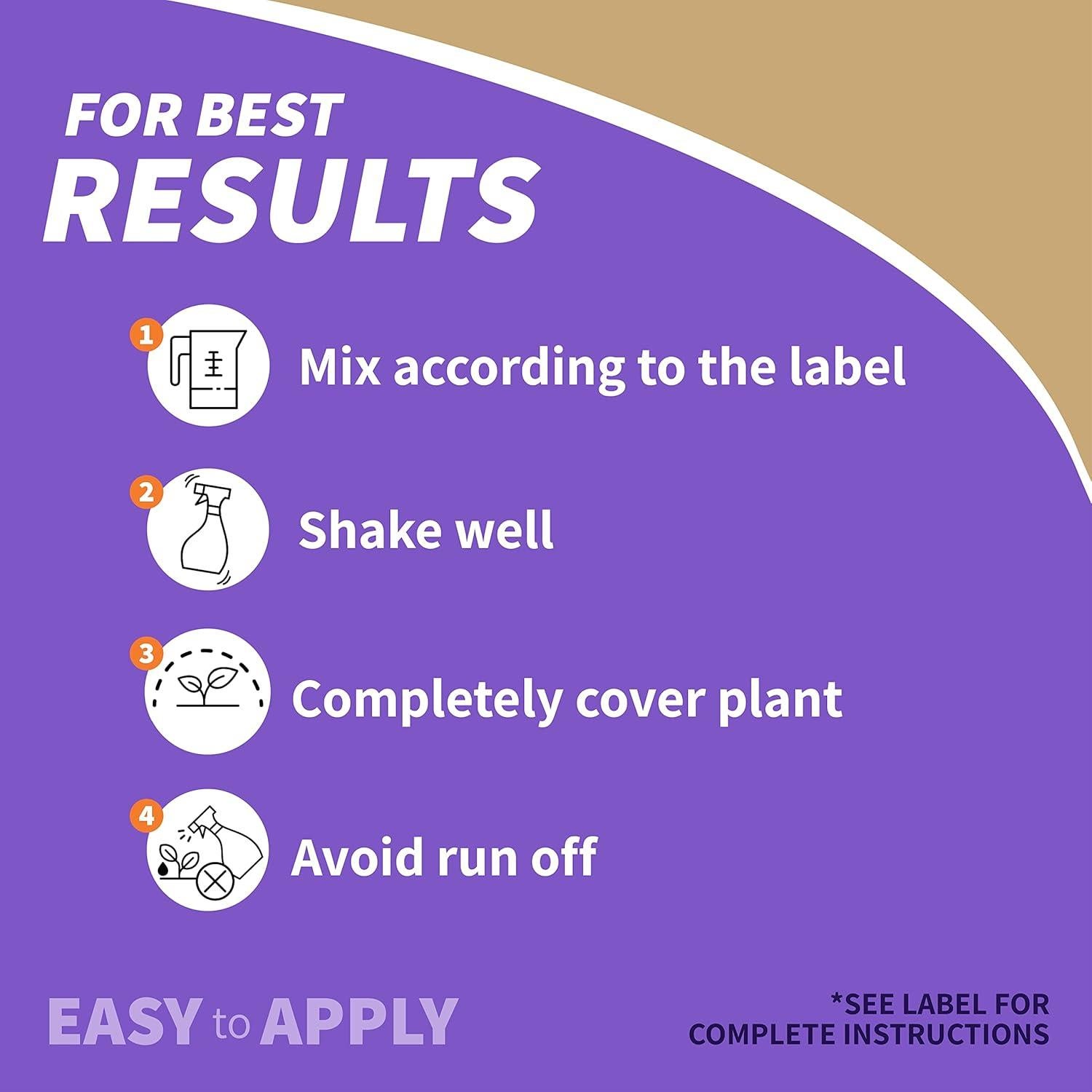 Aceite de Neem Concentrado Bonide 226.8 ml Insecticida 4 en 1