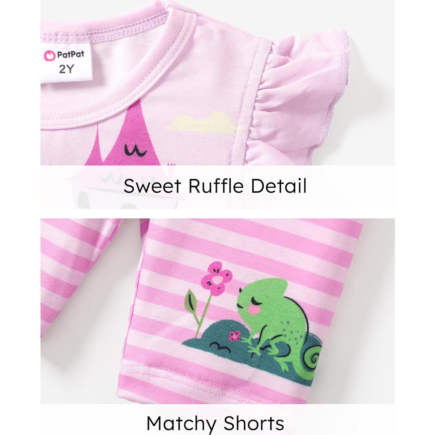 Conjunto Ropa Niña Princesa Disney Camiseta y Leggings