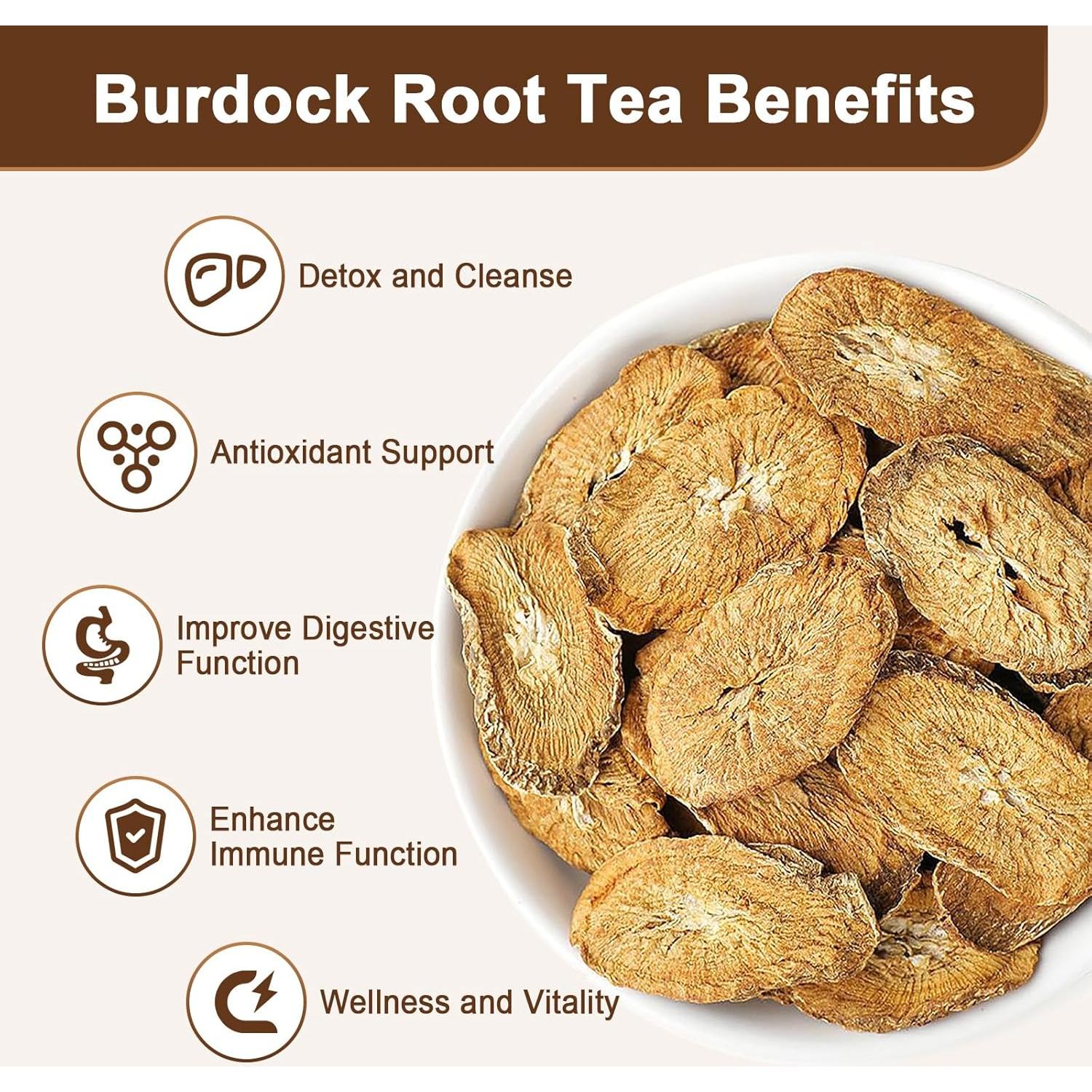 Té de Raíz de Bardana GORNVB - 40 Bolsitas, Sin Cafeína