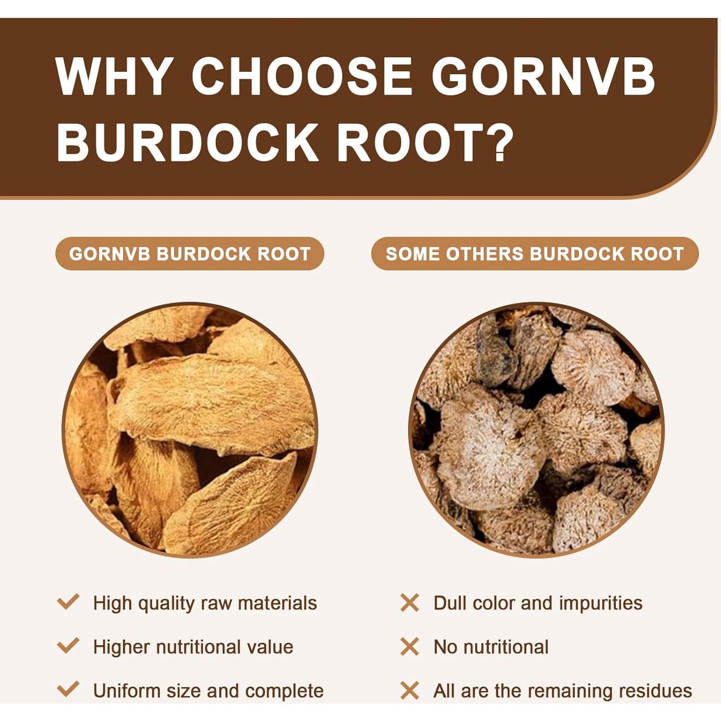 Té de Raíz de Bardana GORNVB - 40 Bolsitas, Sin Cafeína