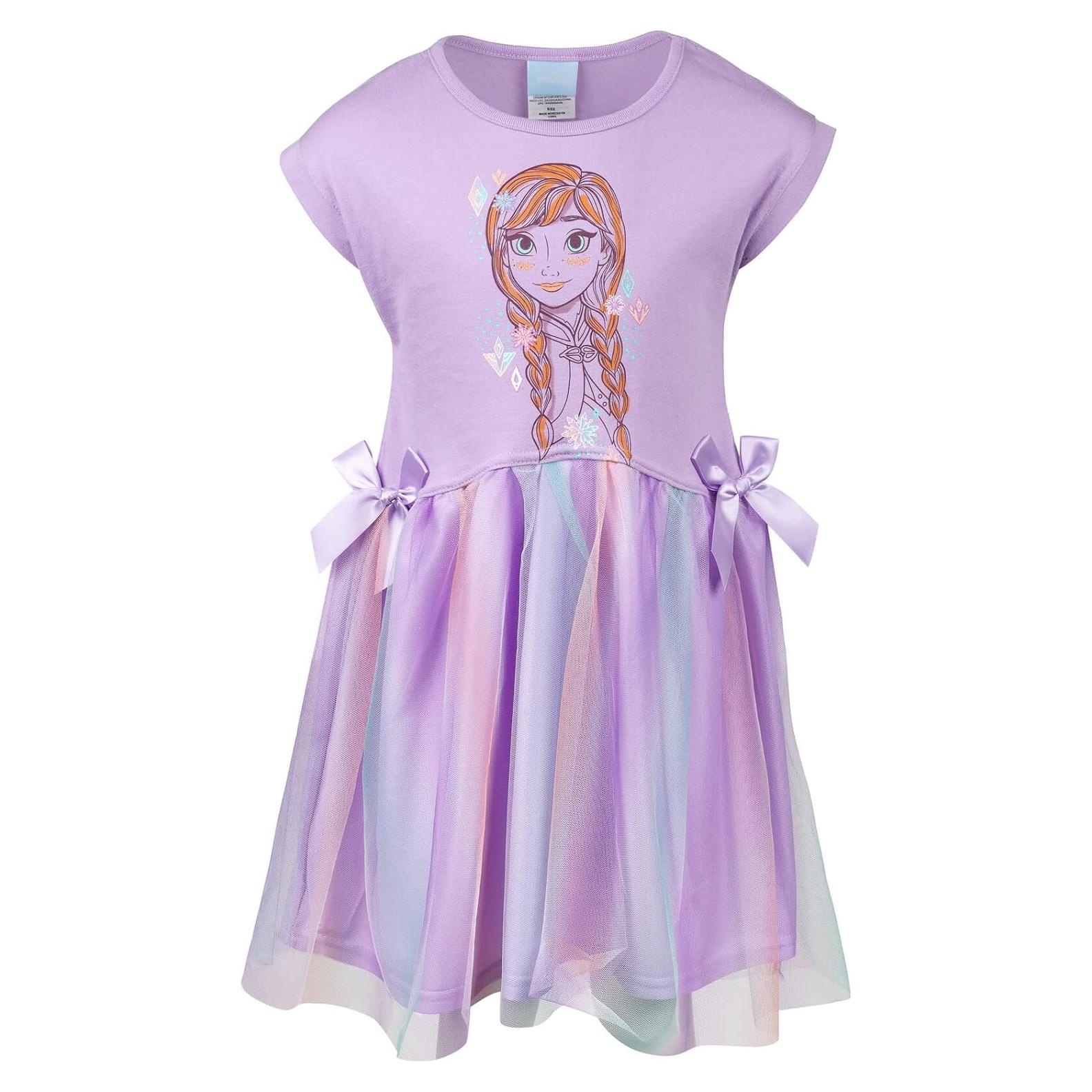 Vestido de Tulle Disney para Niñas 5T Purpura
