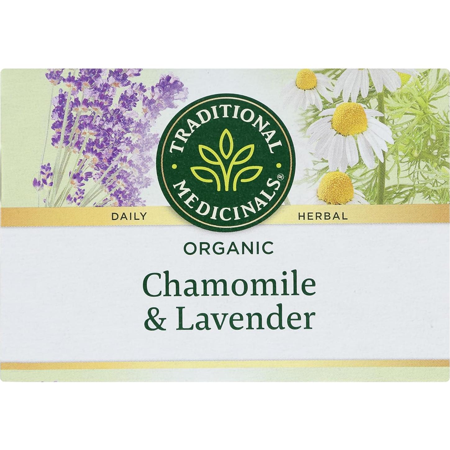 Té Medicinal Tradicional Manzanilla y Lavanda Orgánica 32 Bolsitas
