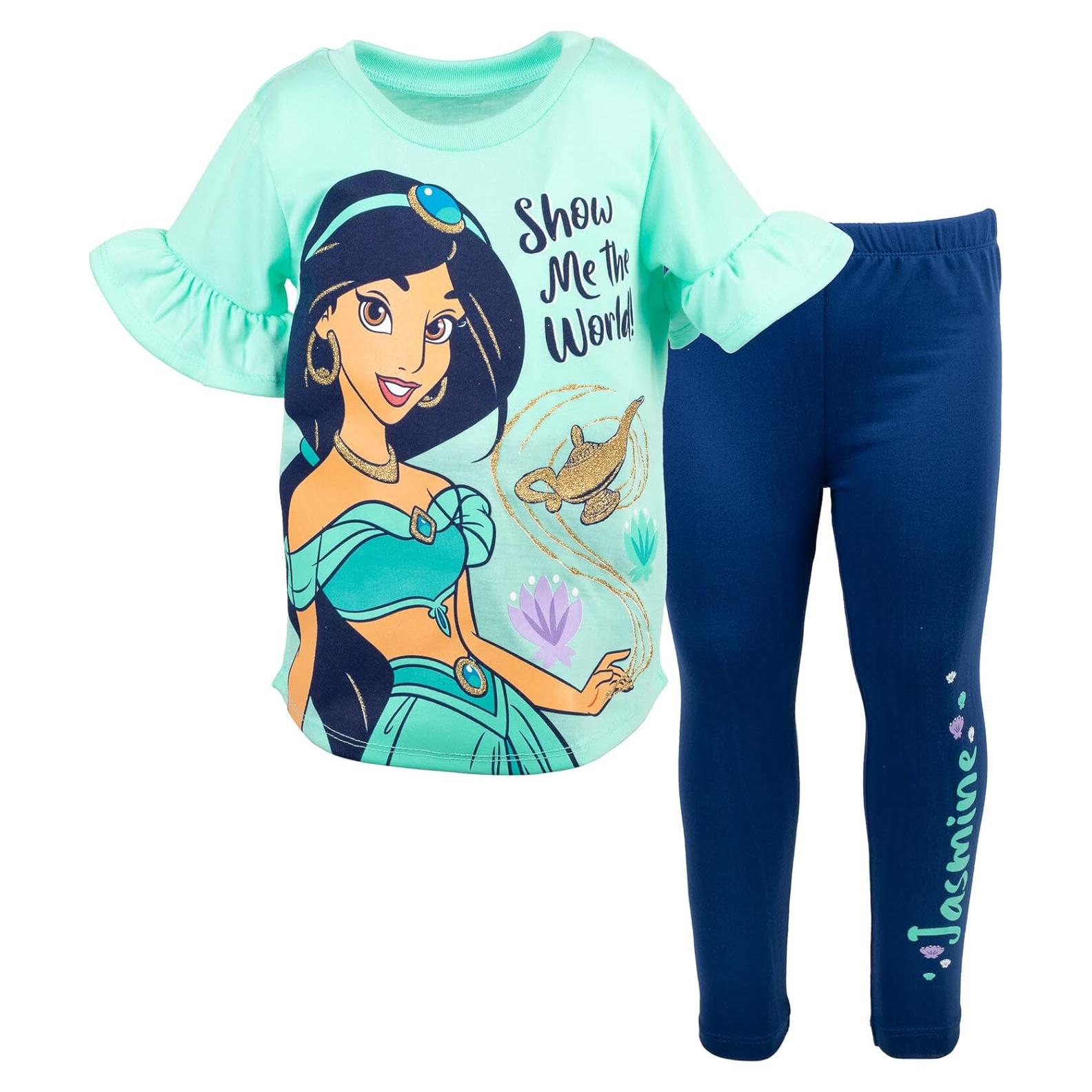 Conjunto camiseta y leggings Disney Princesas 7-8 años