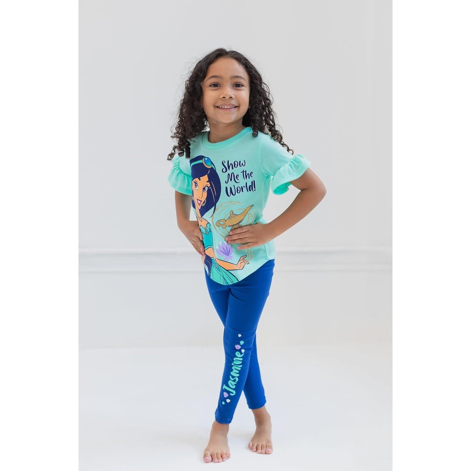 Conjunto camiseta y leggings Disney Princesas 7-8 años