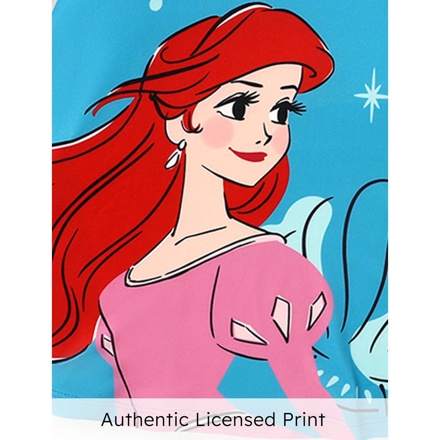 Vestido Disney Princesas Azul Ariel 4-5T Ropa Niña