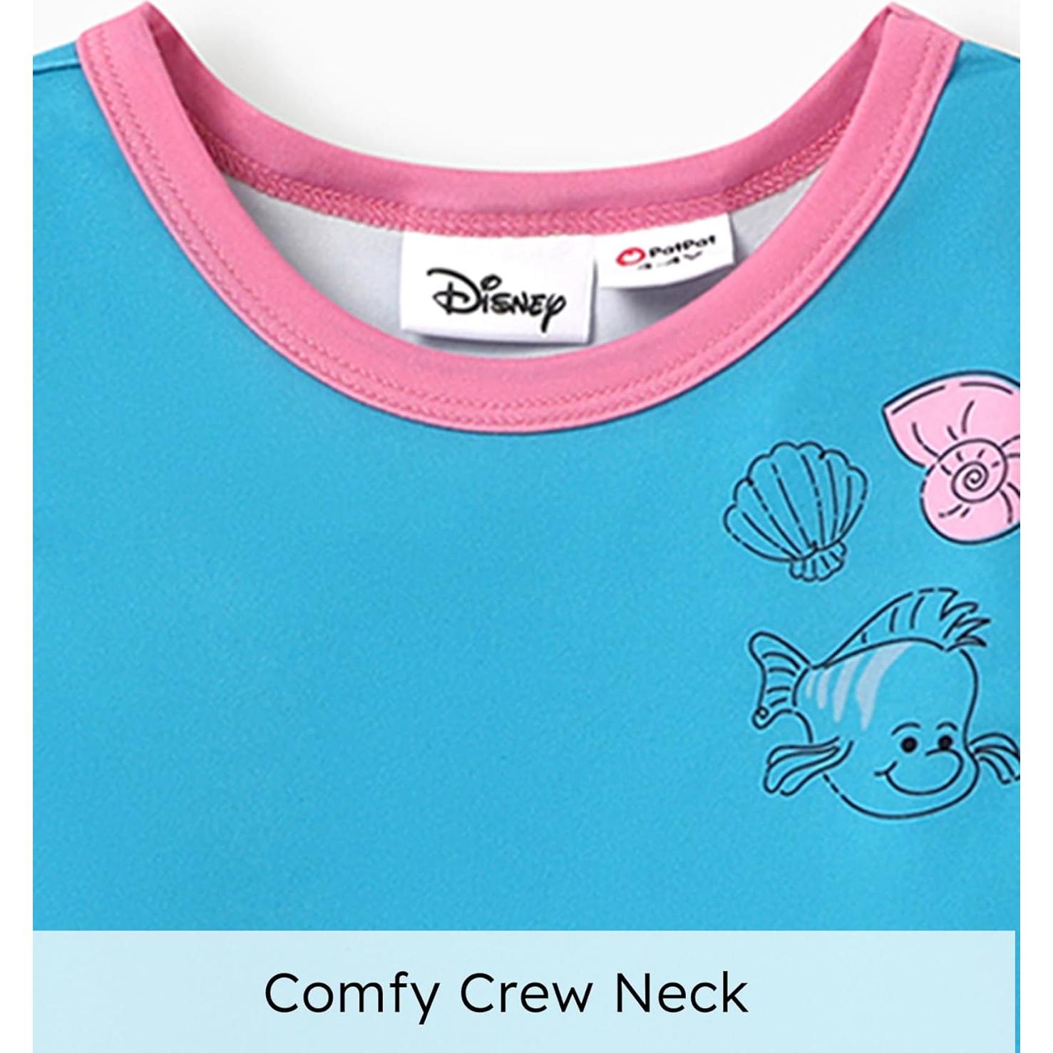 Vestido Disney Princesas Azul Ariel 4-5T Ropa Niña