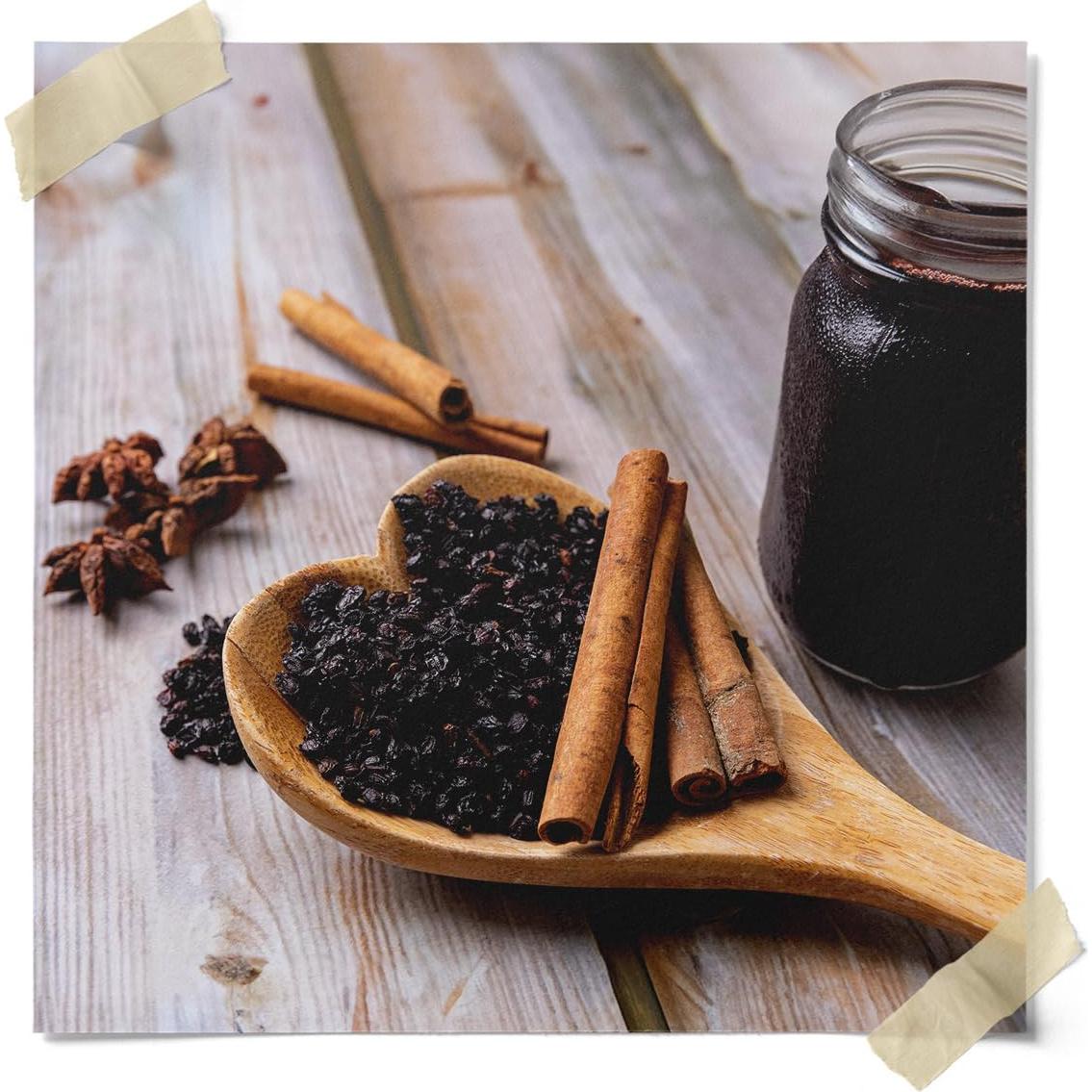 Bayas de Saúco Secas Orgánicas Fermentaholics 0.45 KG