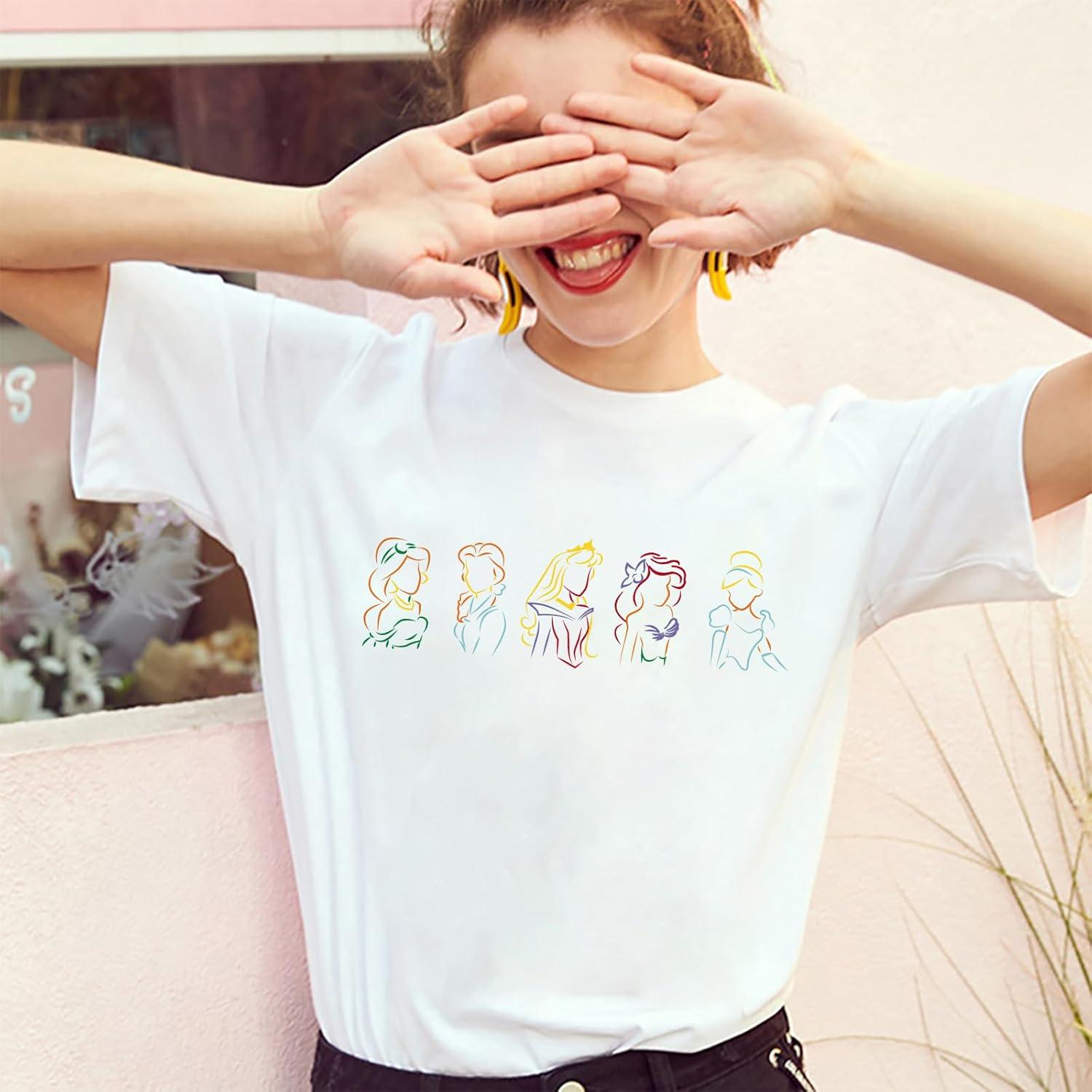 Camiseta Mágica para Mujeres Princesa Estampado Divertido