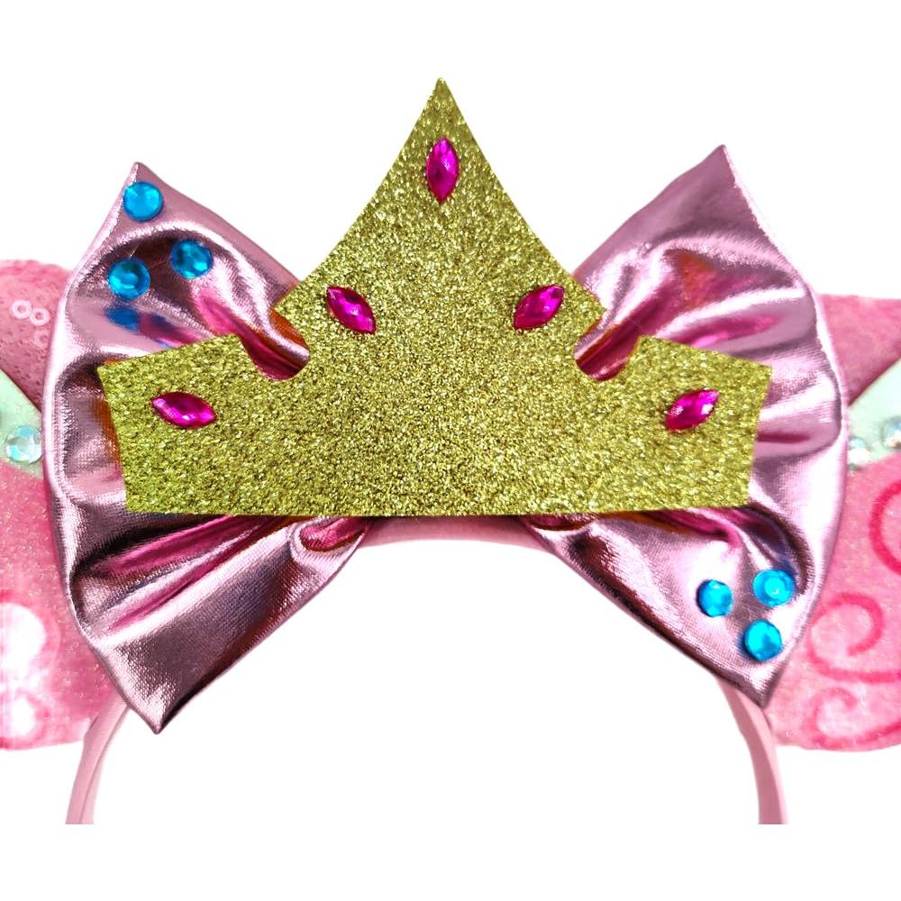 Diadema de Orejas de Ratón Brillantes La Bella Durmiente