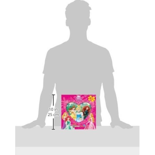 Disney Princess My First Puzzle Book - Jigsaw Puzzles for kids, 10-page board book, 5 puzzles to enjoy