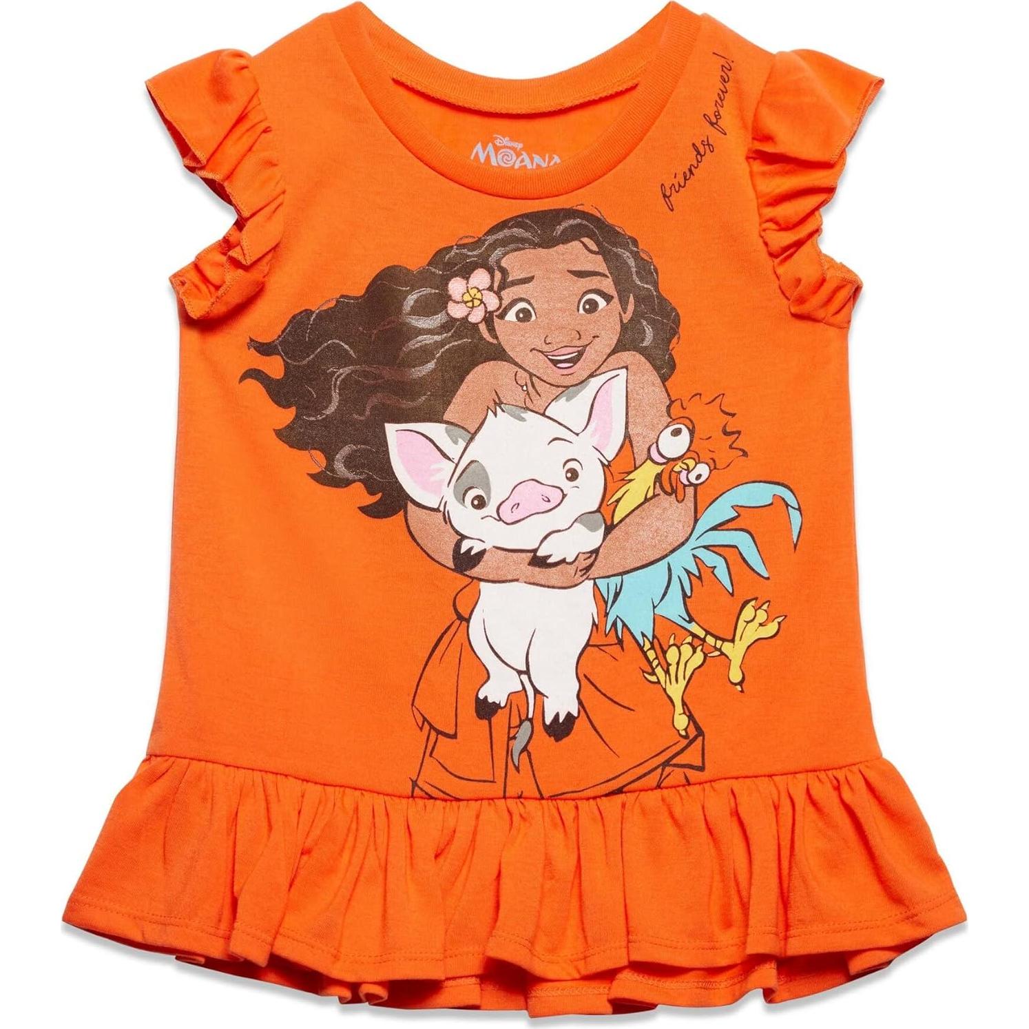 Conjunto camiseta y leggings Disney Moana para niñas