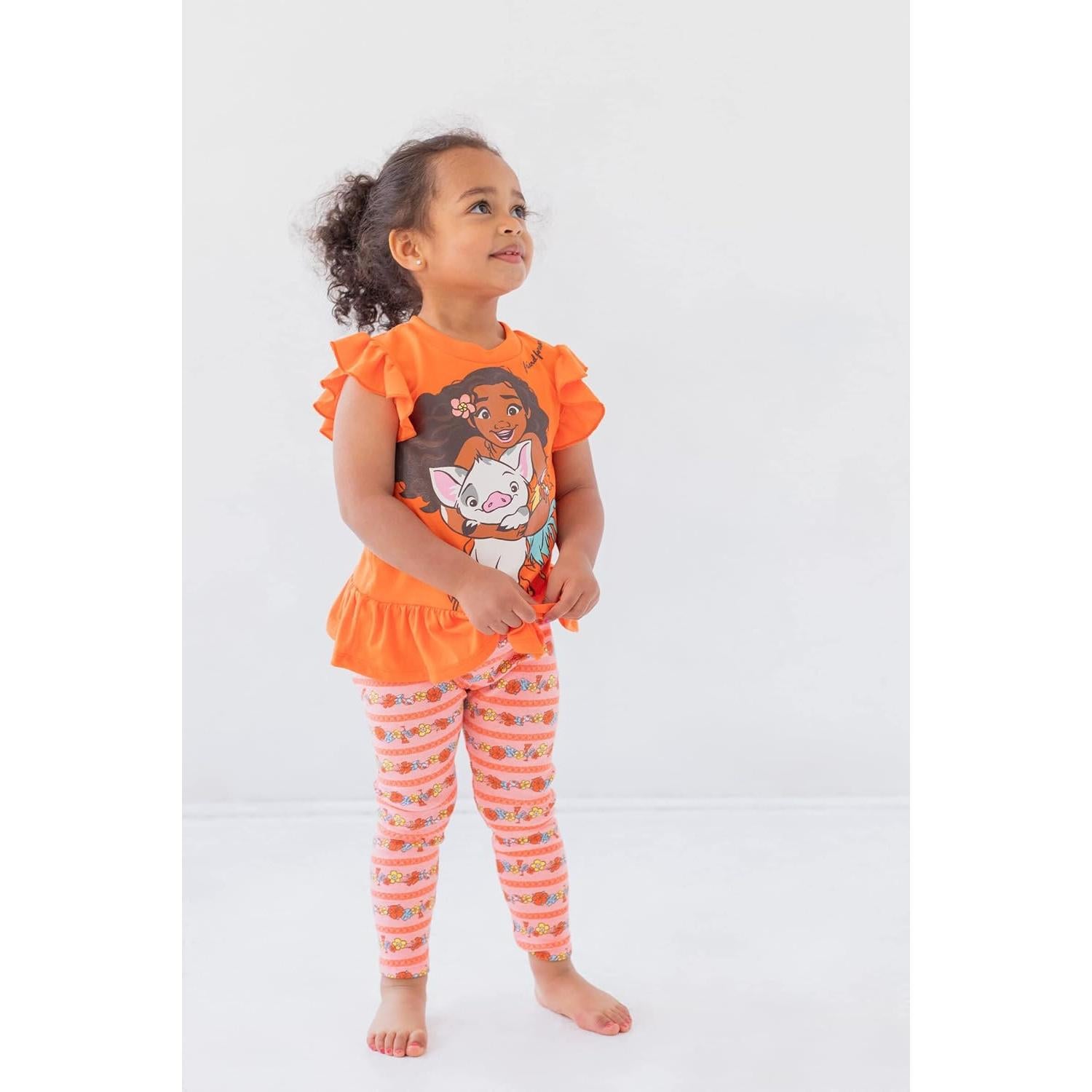 Conjunto camiseta y leggings Disney Moana para niñas