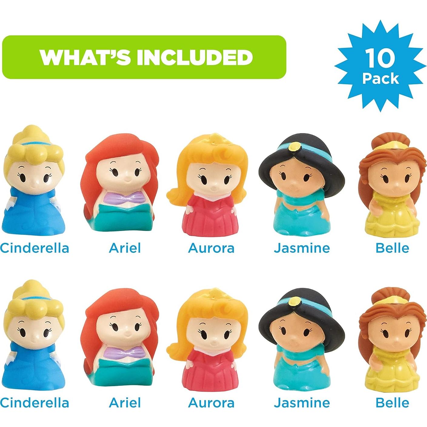 Juego de 10 Marionetas de Dedos Disney - Princesas Educativas