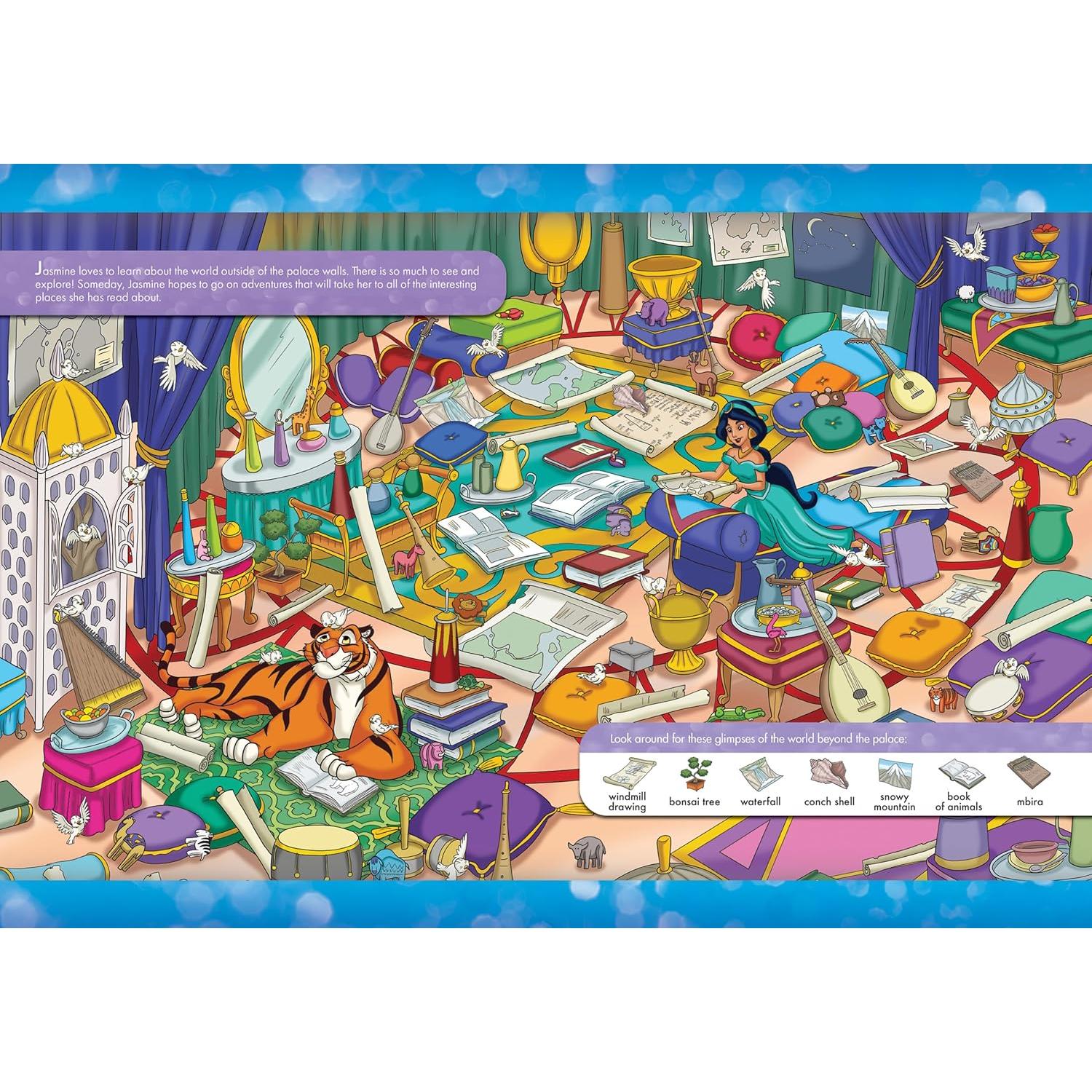 Disney Princess Moana, Tiana, Rapunzel, and More! - Dreams Come True Look and Find Activity Book - PI Kids