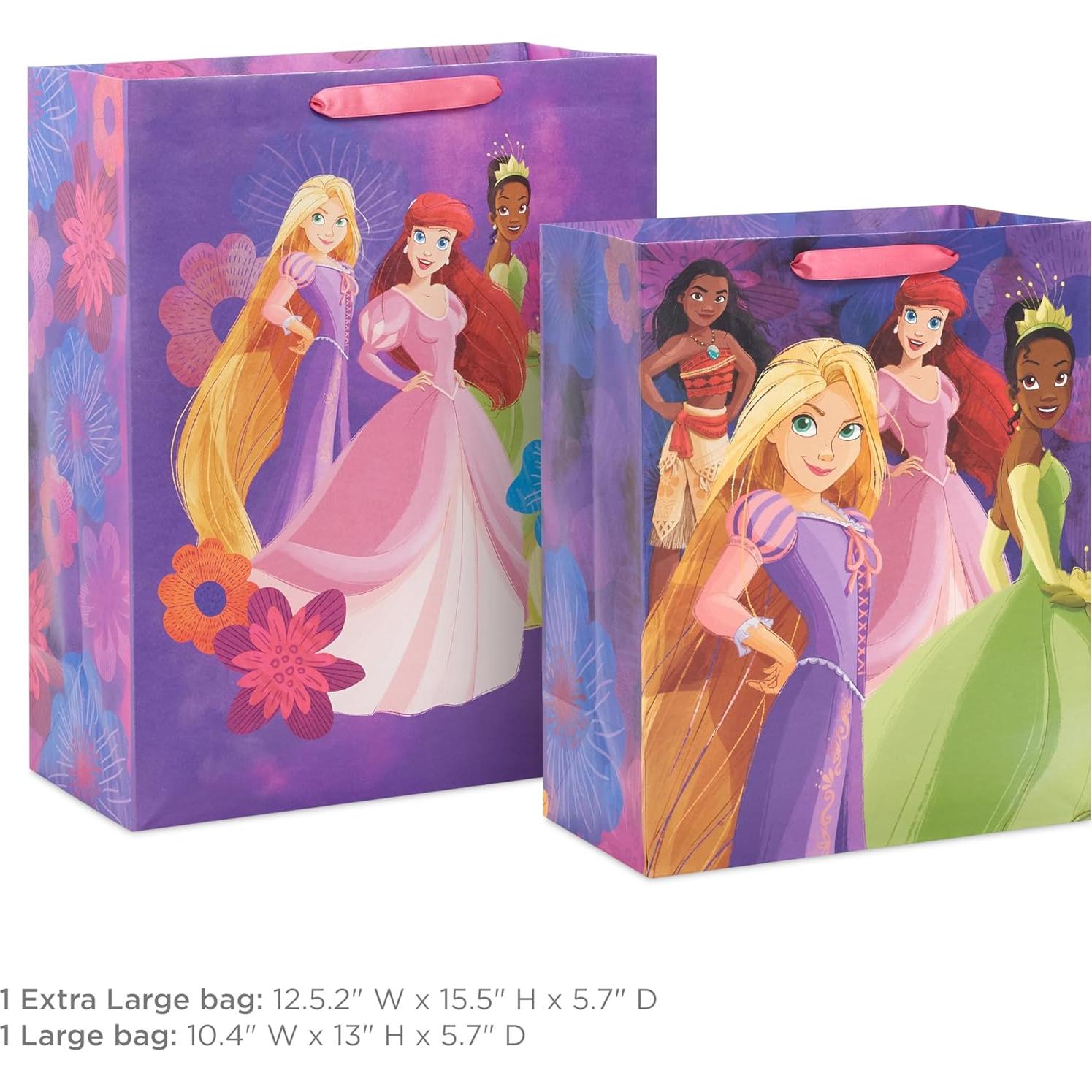 Bolsas de Regalo Disney Hallmark 1 Grande y 1 Extra Grande