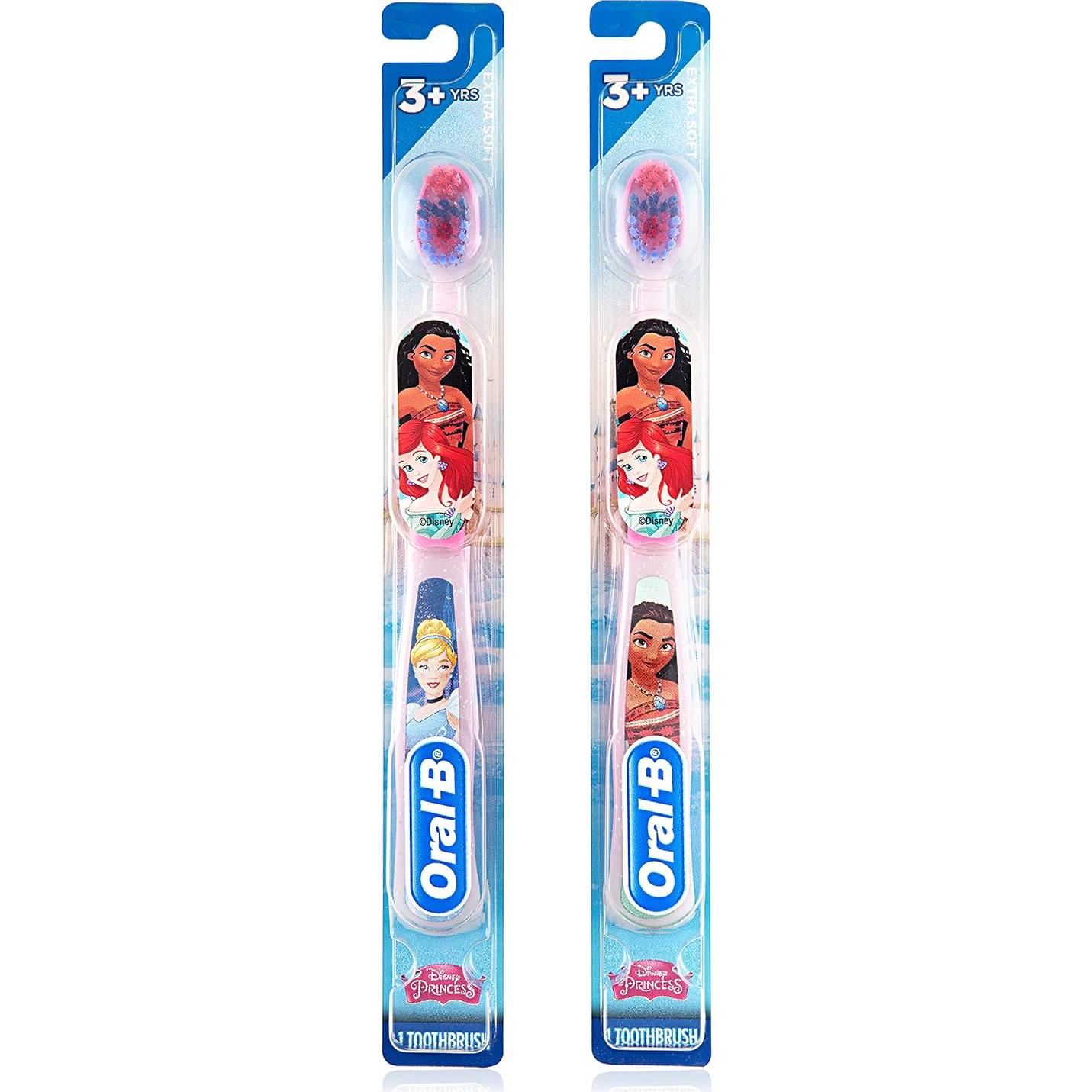 Cepillo de dientes Oral-B Princesa para niños 3+, Extra suave, 6 unidades