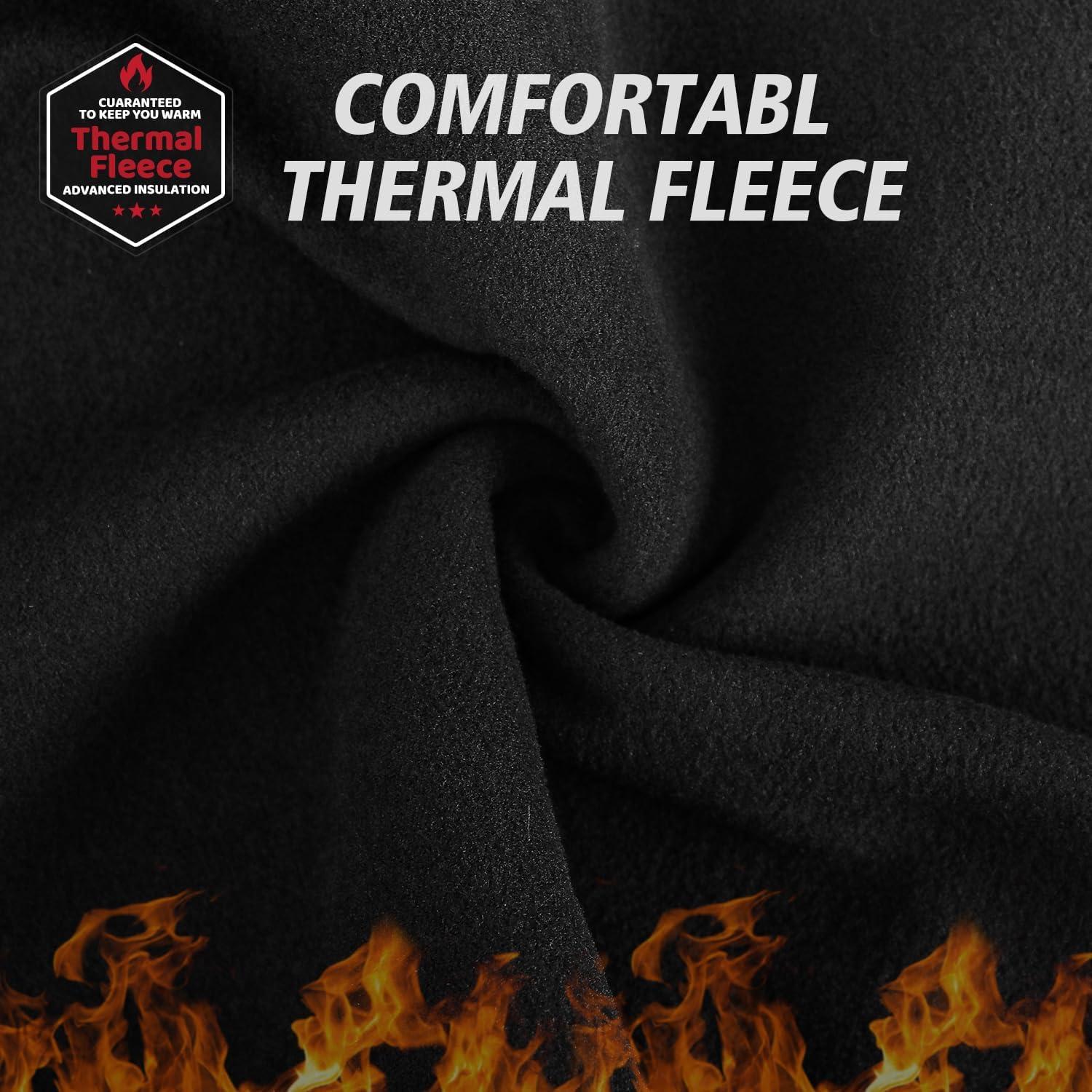 Paquete de 4 Calentadores de Cuello Forro Polar Invierno Unisex