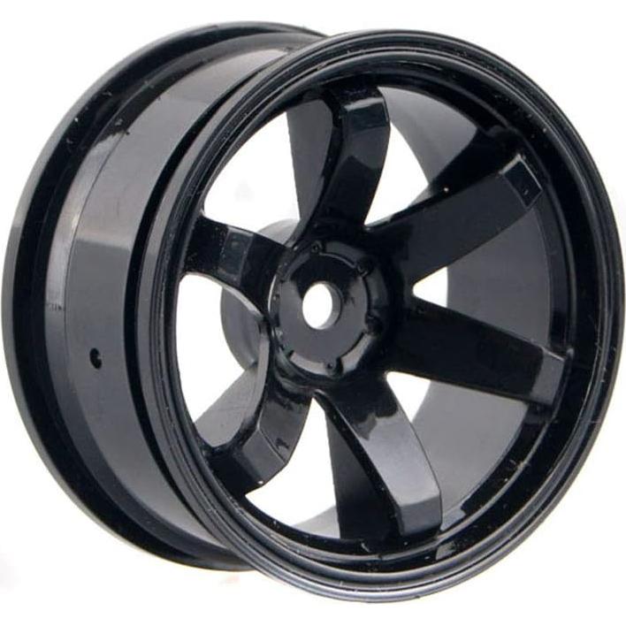 4 Llantas de Plástico 52mm para Coche RC 1/10 LAFEINA Negro