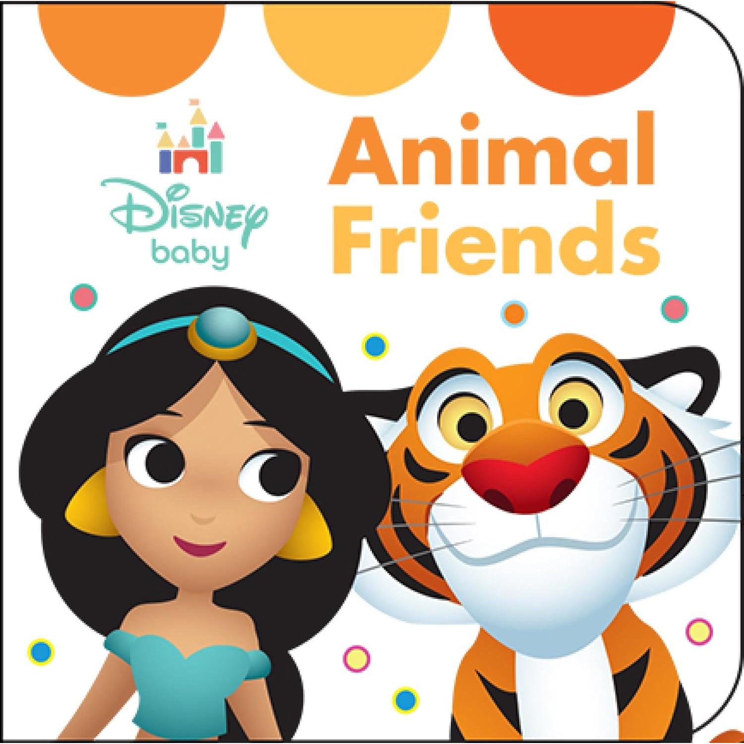 Disney Baby Princess Cinderella, Belle, Ariel, and More! - My First Library Board Book Block 12 Book Set - First Words, Colors, Numbers, and More! - PI Kids