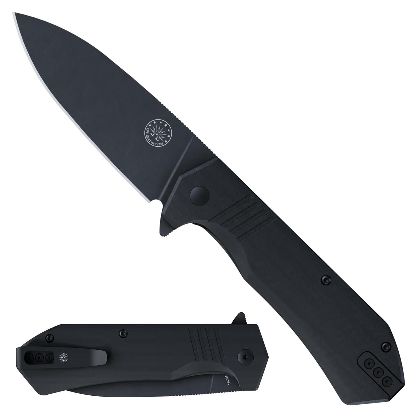 Cuchillo Plegable Off-Grid Stinger XL, Acero 154CM, 23.5 cm