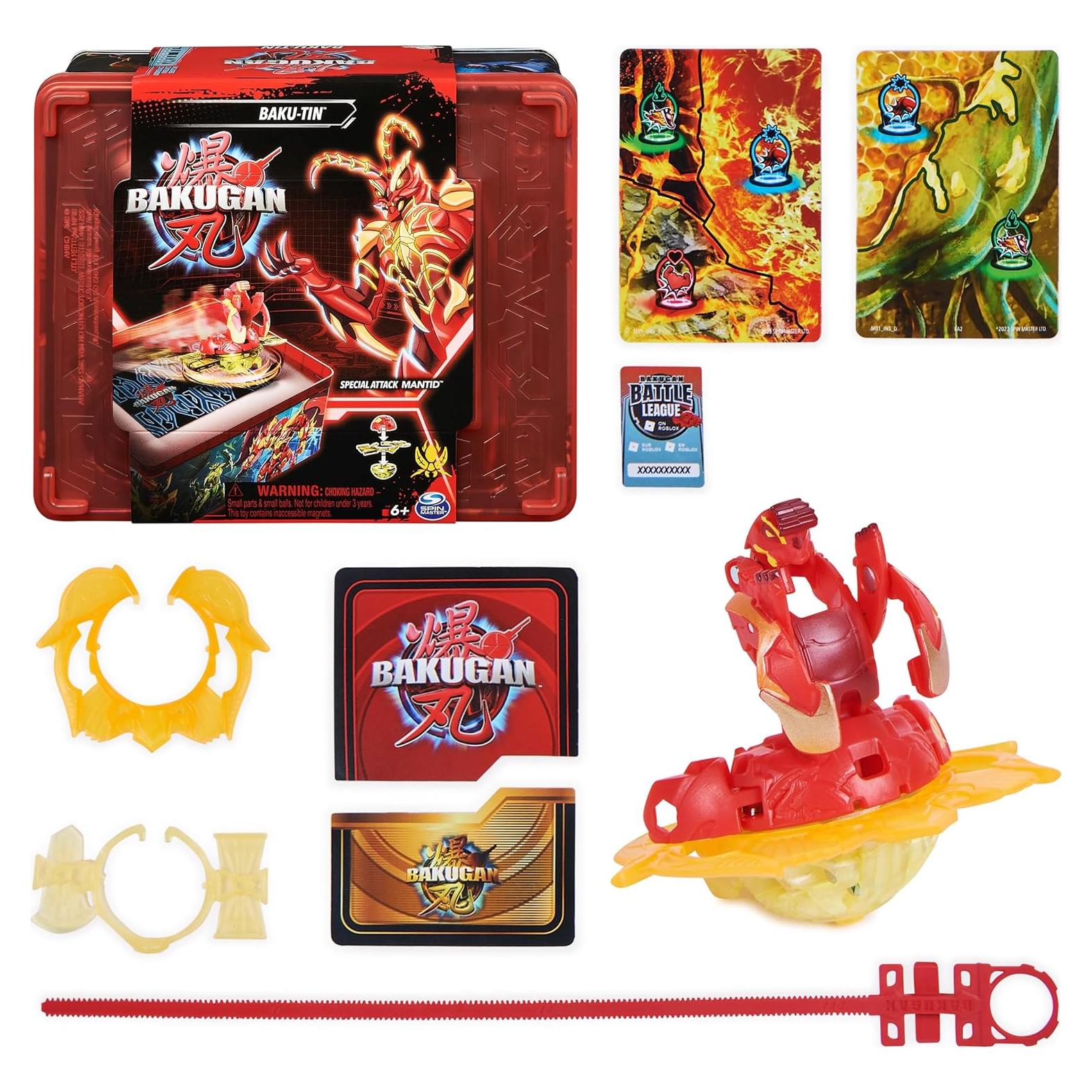 Baku-Tin Spin Master con Bakugan Mantid y Almacenaje