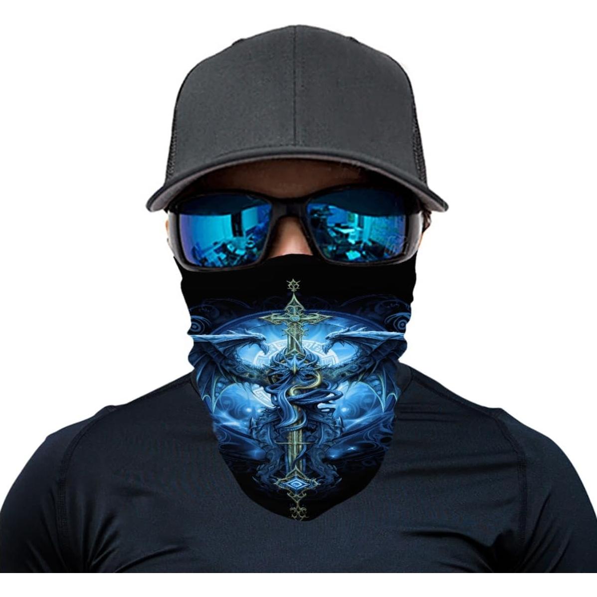 Bandanas Multifuncionales Vikingas 4 Piezas 26x52 cm