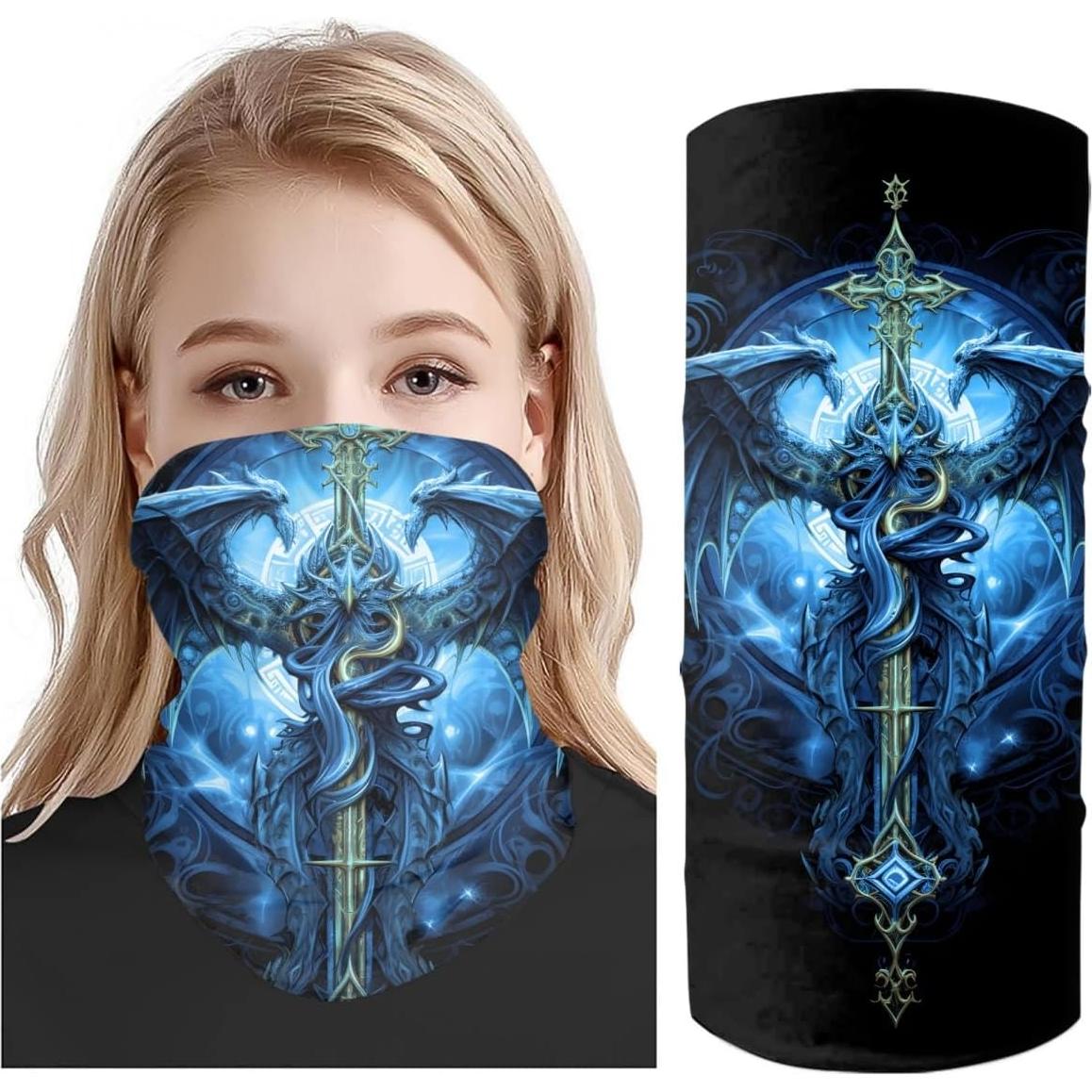 Bandanas Multifuncionales Vikingas 4 Piezas 26x52 cm