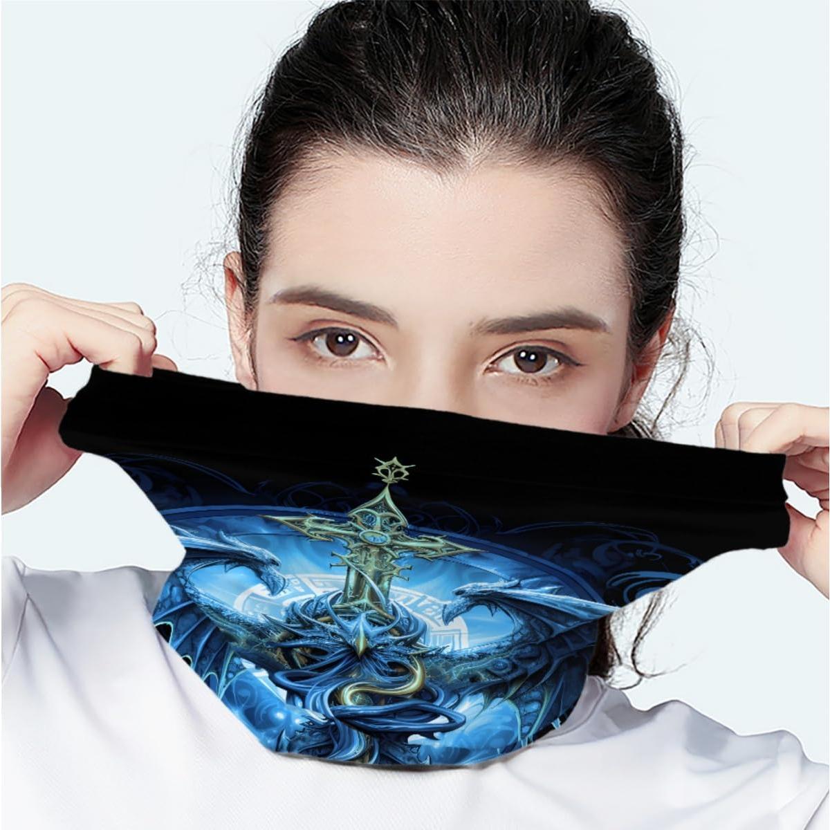 Bandanas Multifuncionales Vikingas 4 Piezas 26x52 cm