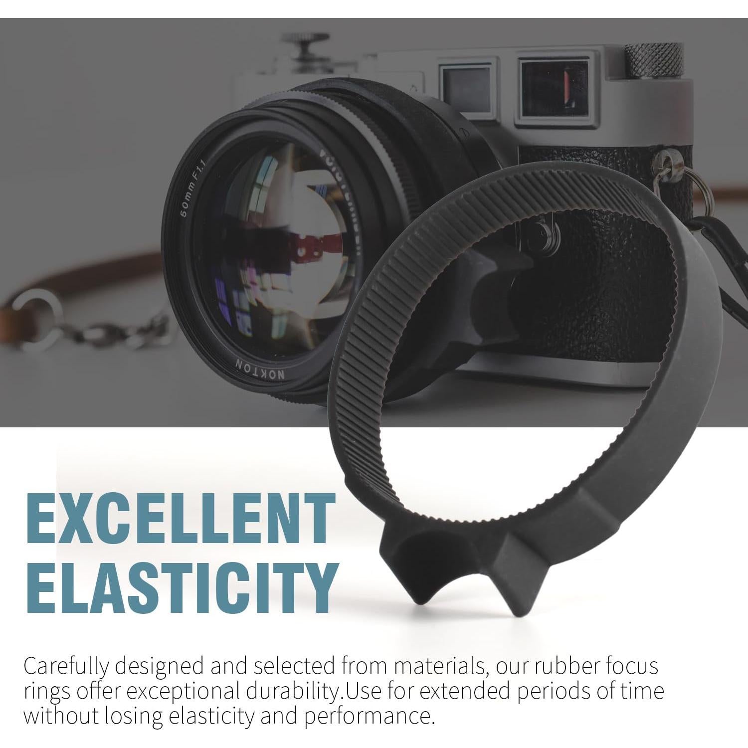 Anillo de Enfoque de Goma eTone para Lentes 44mm a 57mm