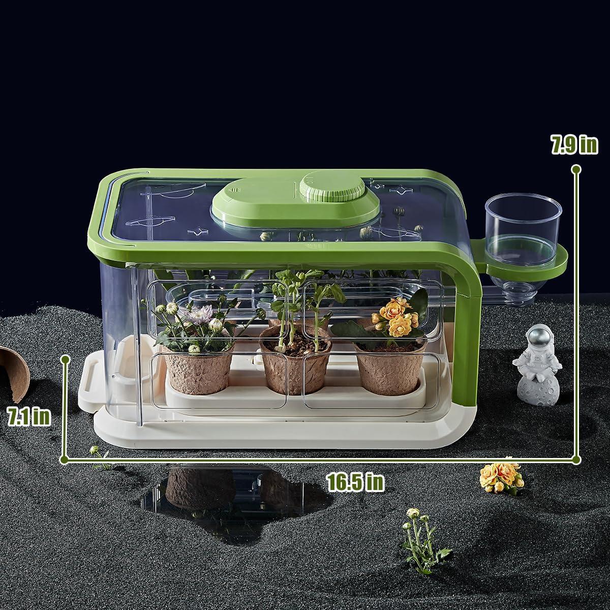 Kit de Crecimiento de Plantas para Niños Mostop con Riego y Luz