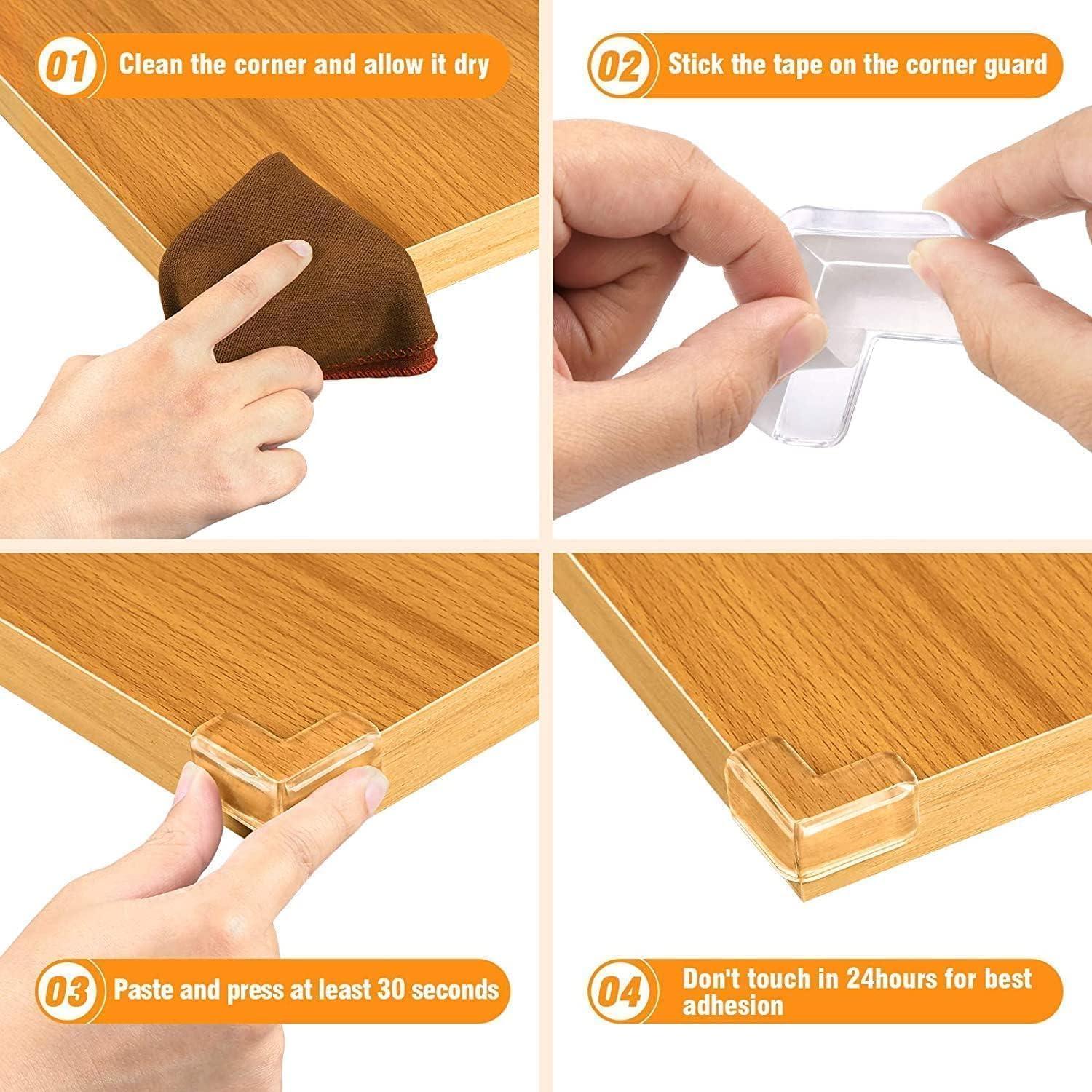 Protectores de esquinas E-PRONSE 16 piezas PVC para bebés