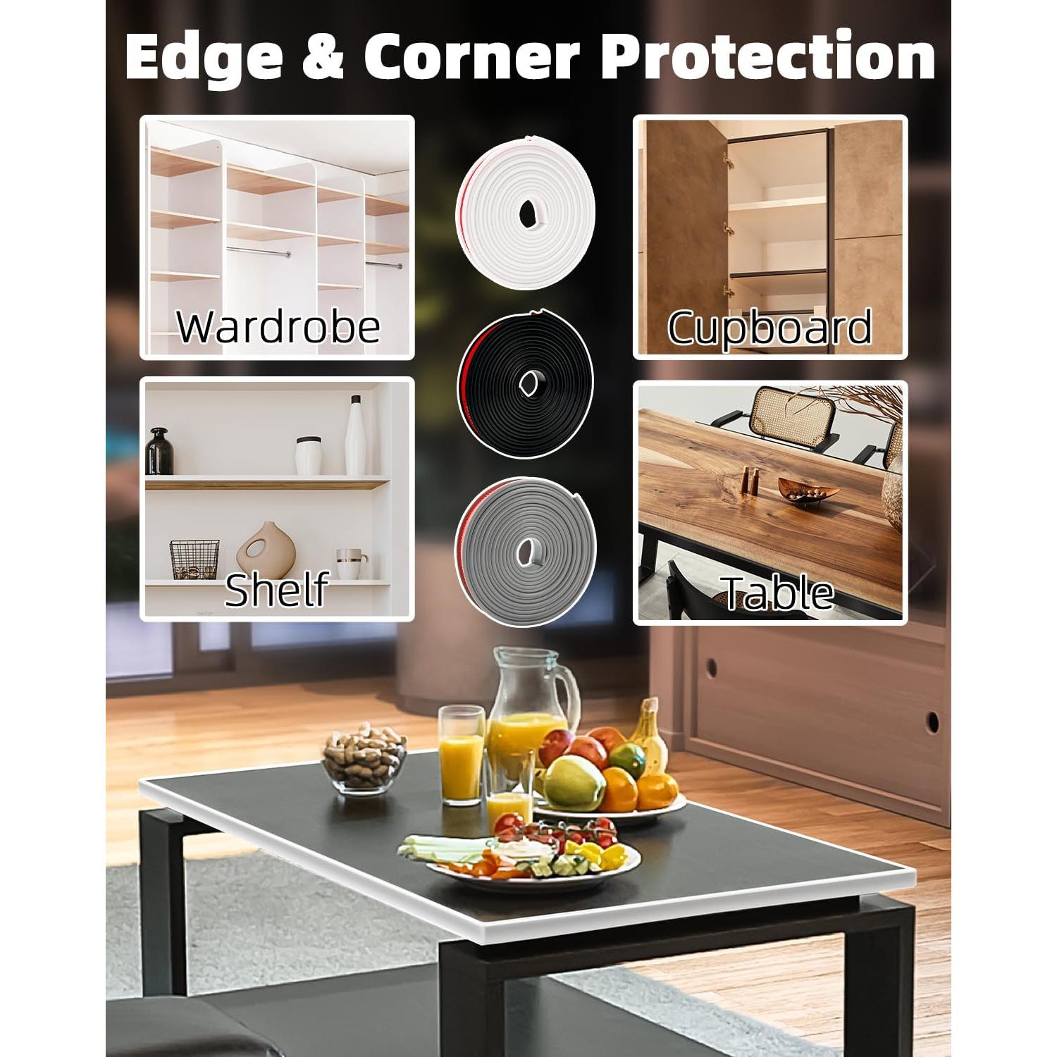 Banda de Bisel Autoadhesiva Negra TPE 5m x 1.5cm JSIWOTH