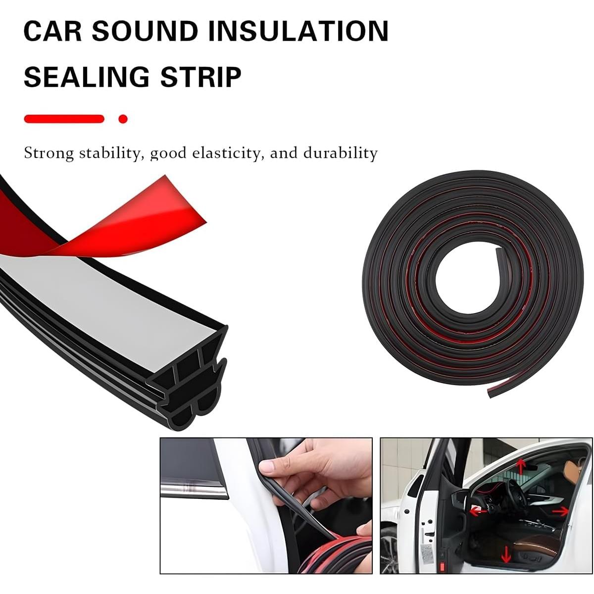 Tira de Sello para Puerta de Coche Mandark 10m Aislante Acústico