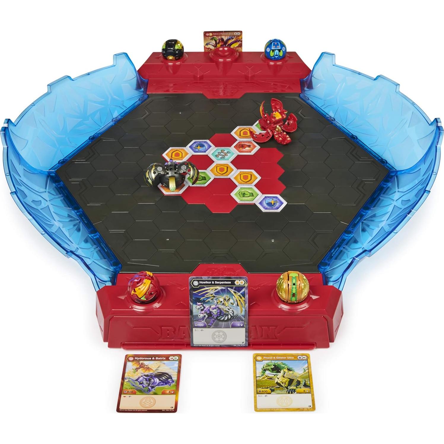 Coliseo Liga de Batalla Bakugan Deluxe con Howlkor x Serpenteze