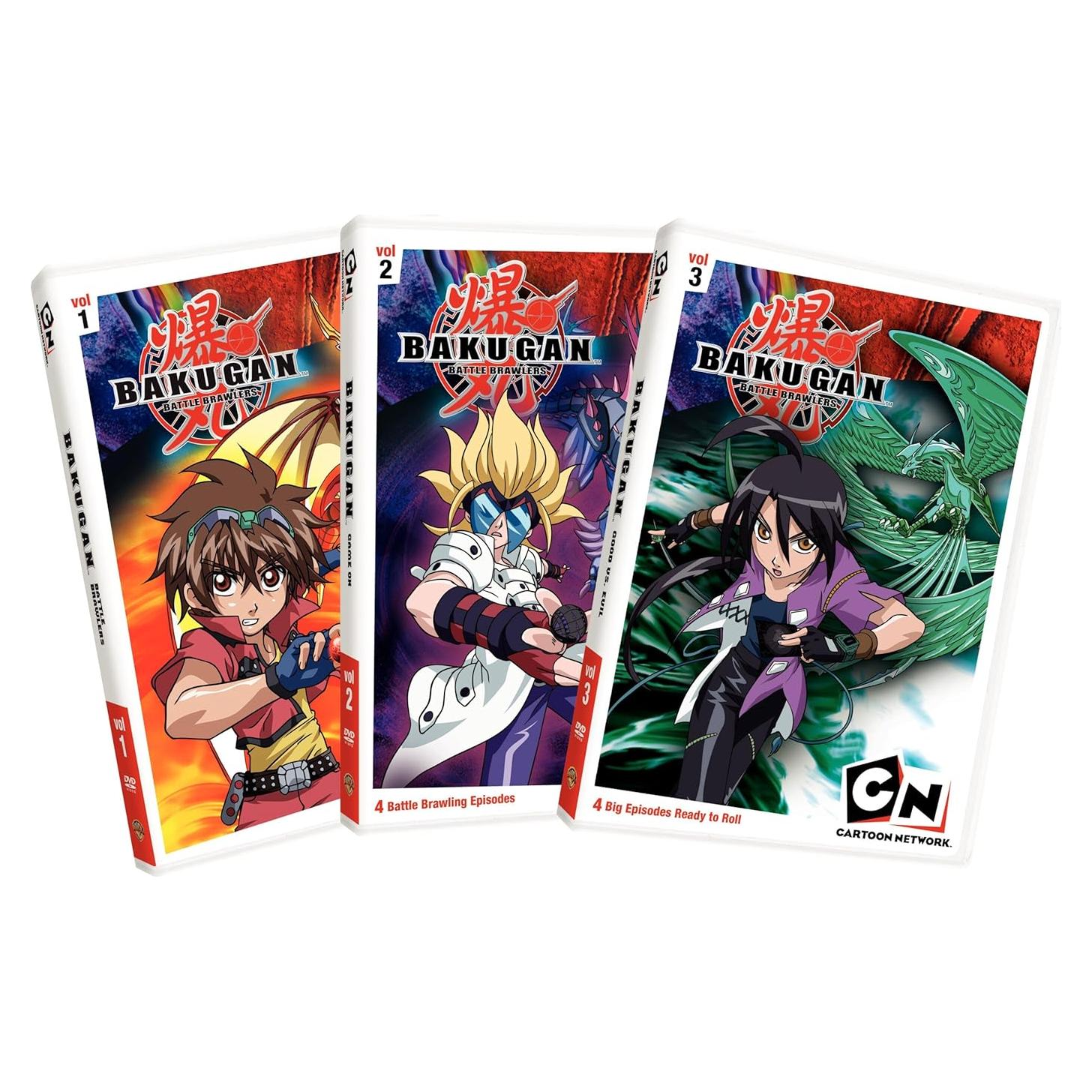 Bakugan Vols. 1-3 DVD Cartoon Network 4h 49m