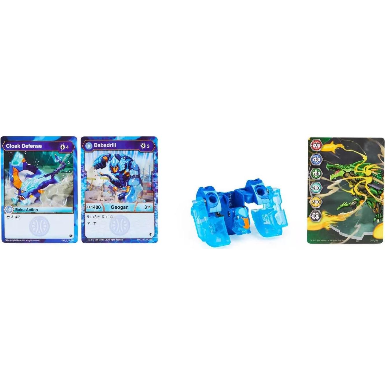 Bakugan Geogan Rising Aquos Babadrill Figura de Acción 2021